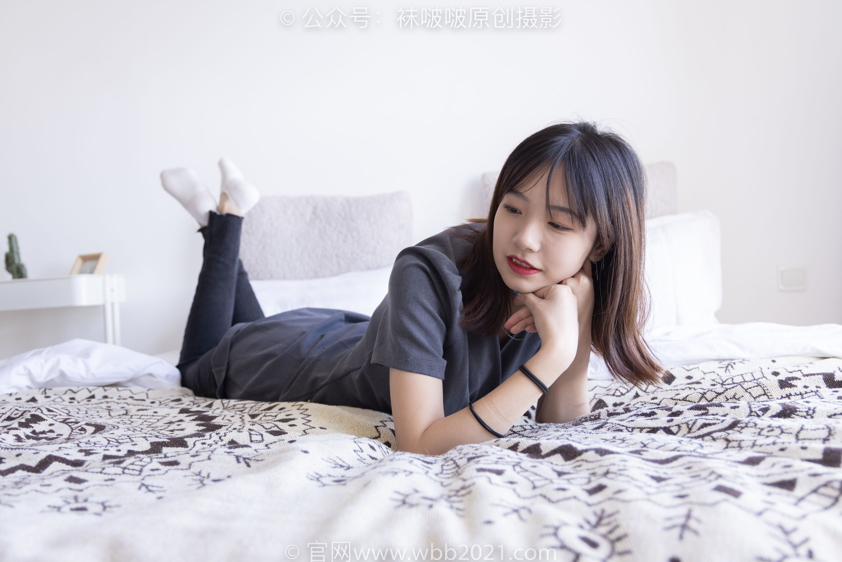 BoBoSocks袜啵啵 No.256 小甜豆 -长靴、短白棉袜