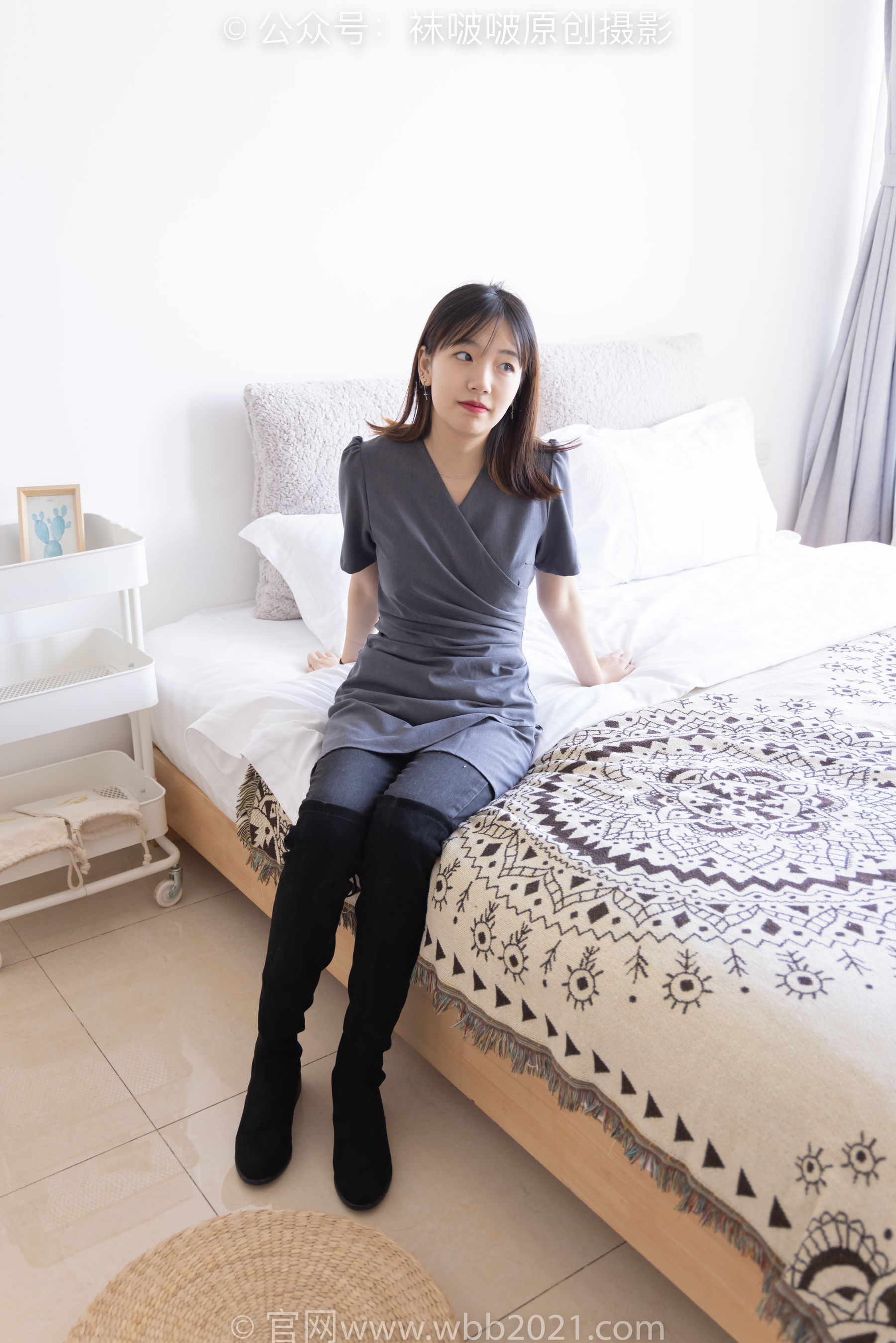 BoBoSocks袜啵啵 No.256 小甜豆 -长靴、短白棉袜