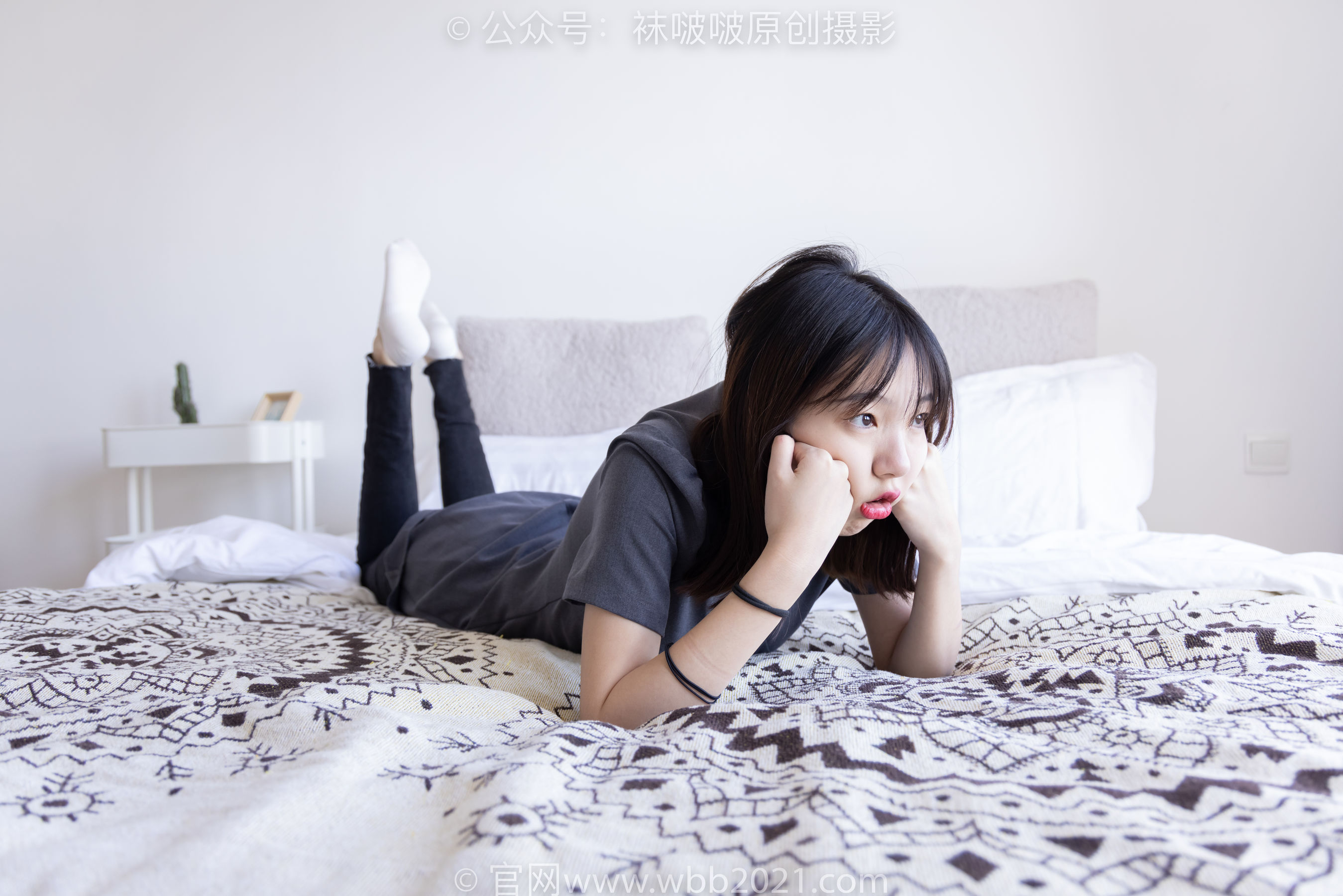 BoBoSocks袜啵啵 No.256 小甜豆 -长靴、短白棉袜