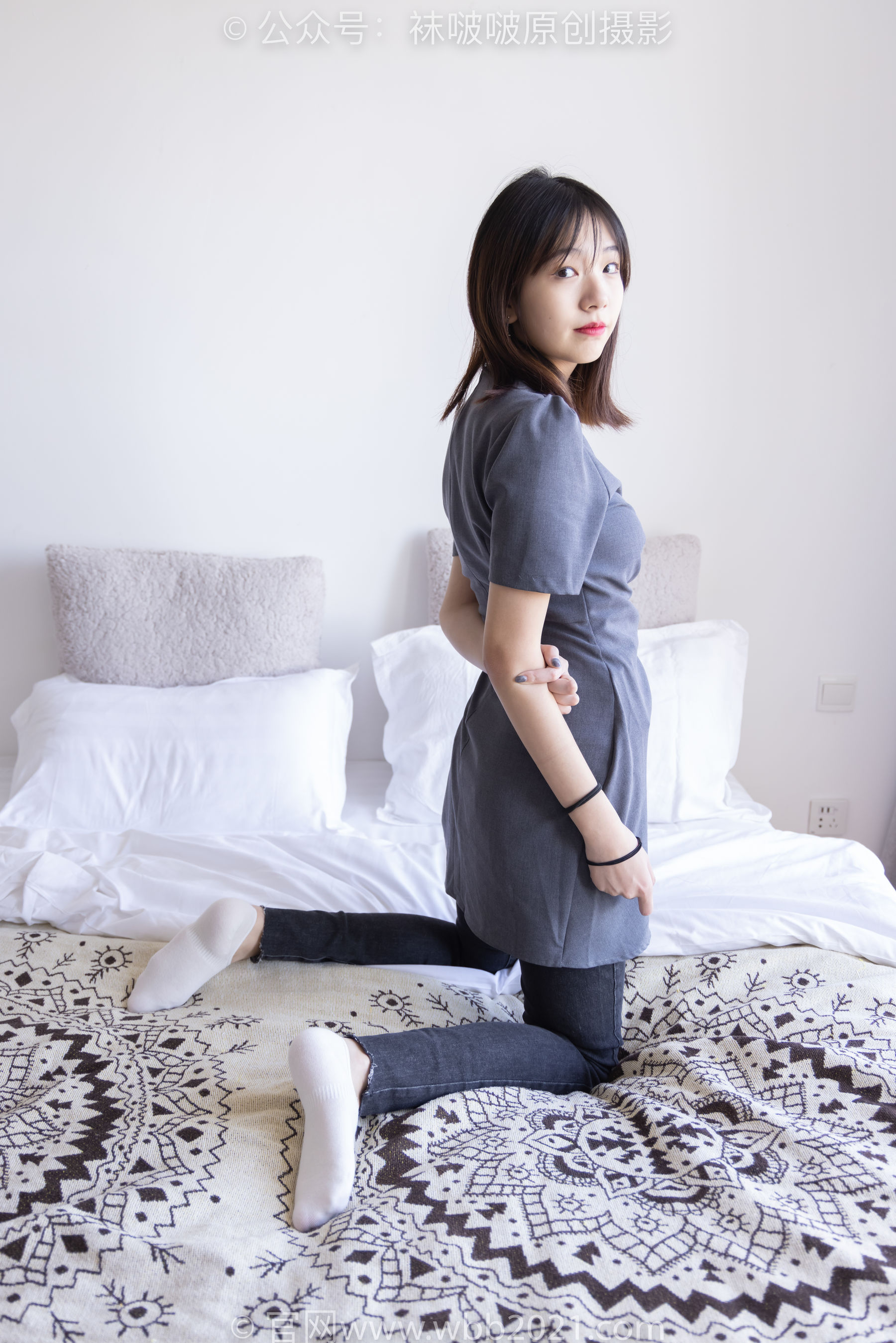 BoBoSocks袜啵啵 No.256 小甜豆 -长靴、短白棉袜