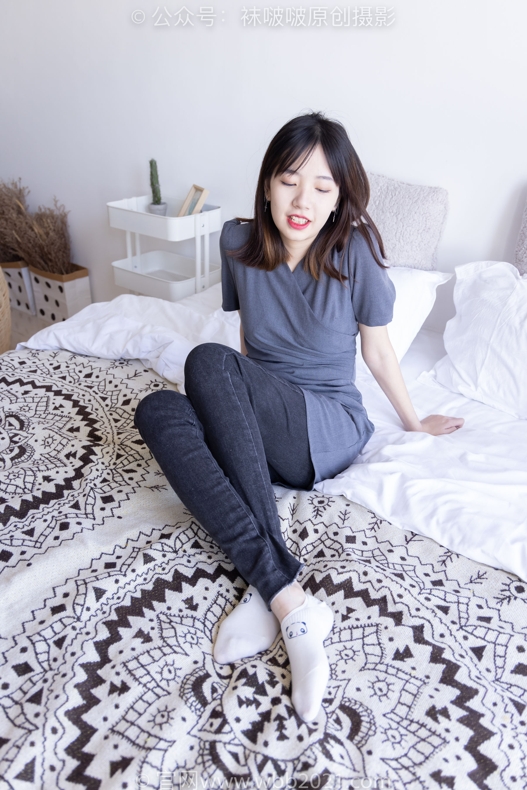 BoBoSocks袜啵啵 No.256 小甜豆 -长靴、短白棉袜