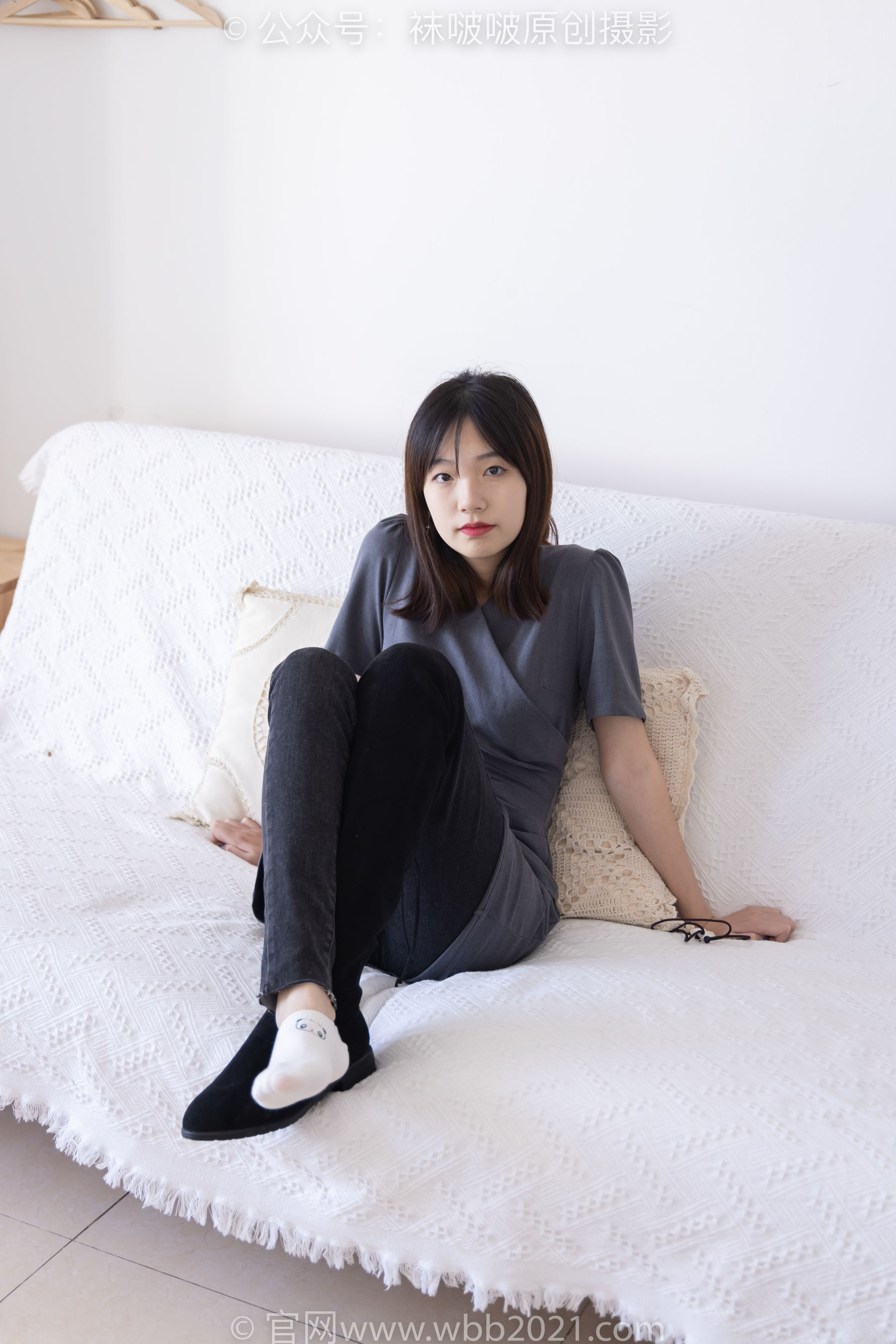 BoBoSocks袜啵啵 No.256 小甜豆 -长靴、短白棉袜