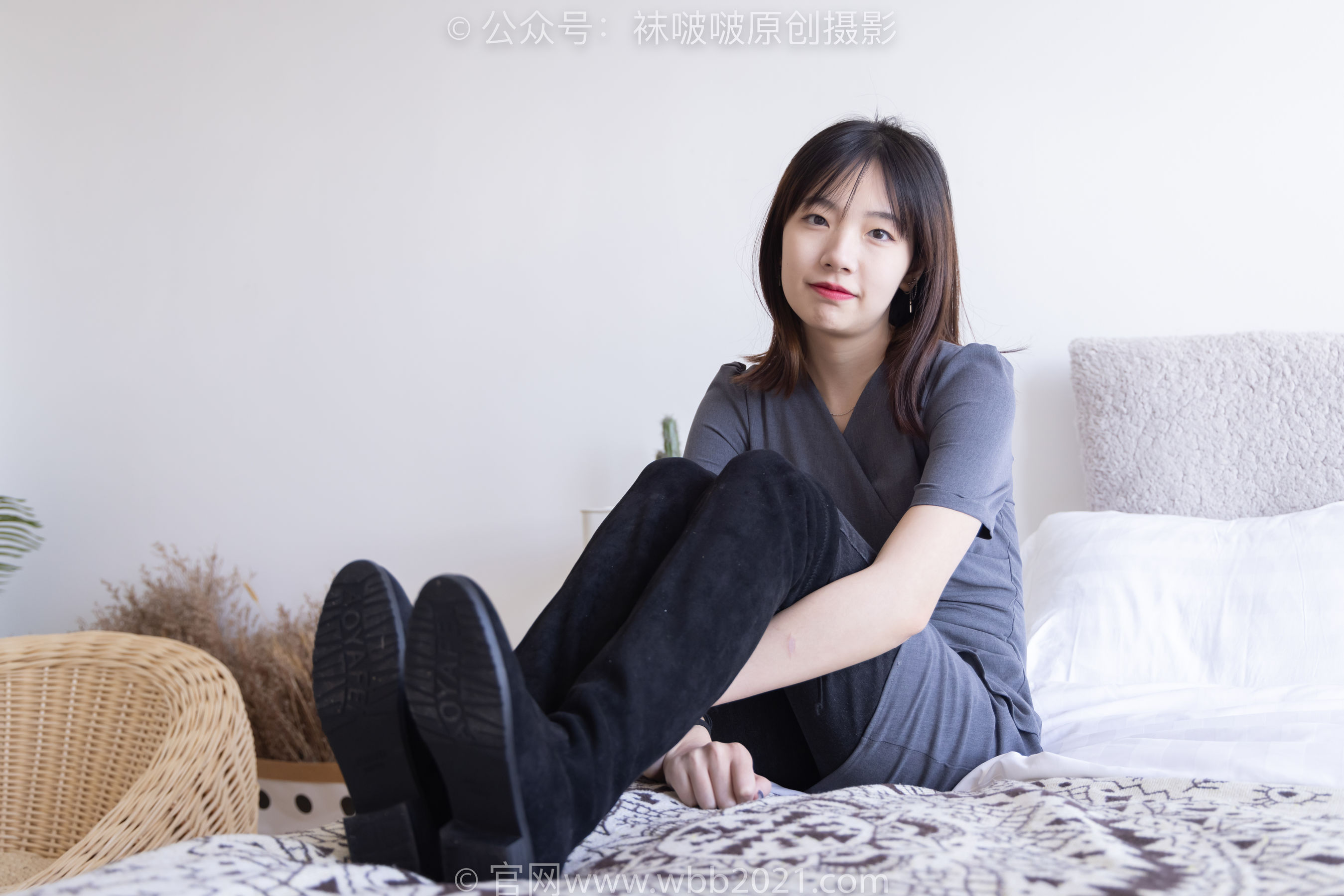 BoBoSocks袜啵啵 No.256 小甜豆 -长靴、短白棉袜