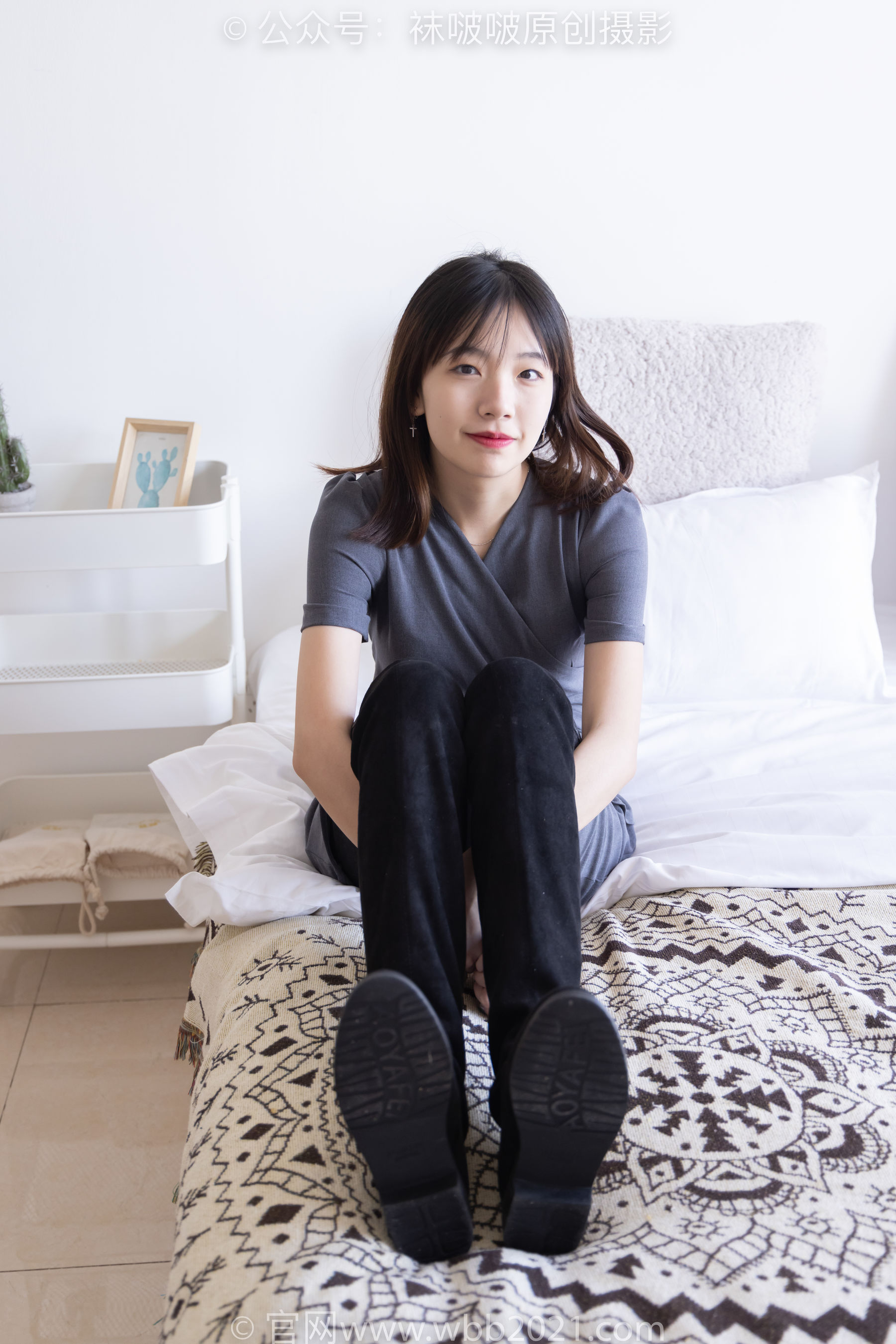 BoBoSocks袜啵啵 No.256 小甜豆 -长靴、短白棉袜