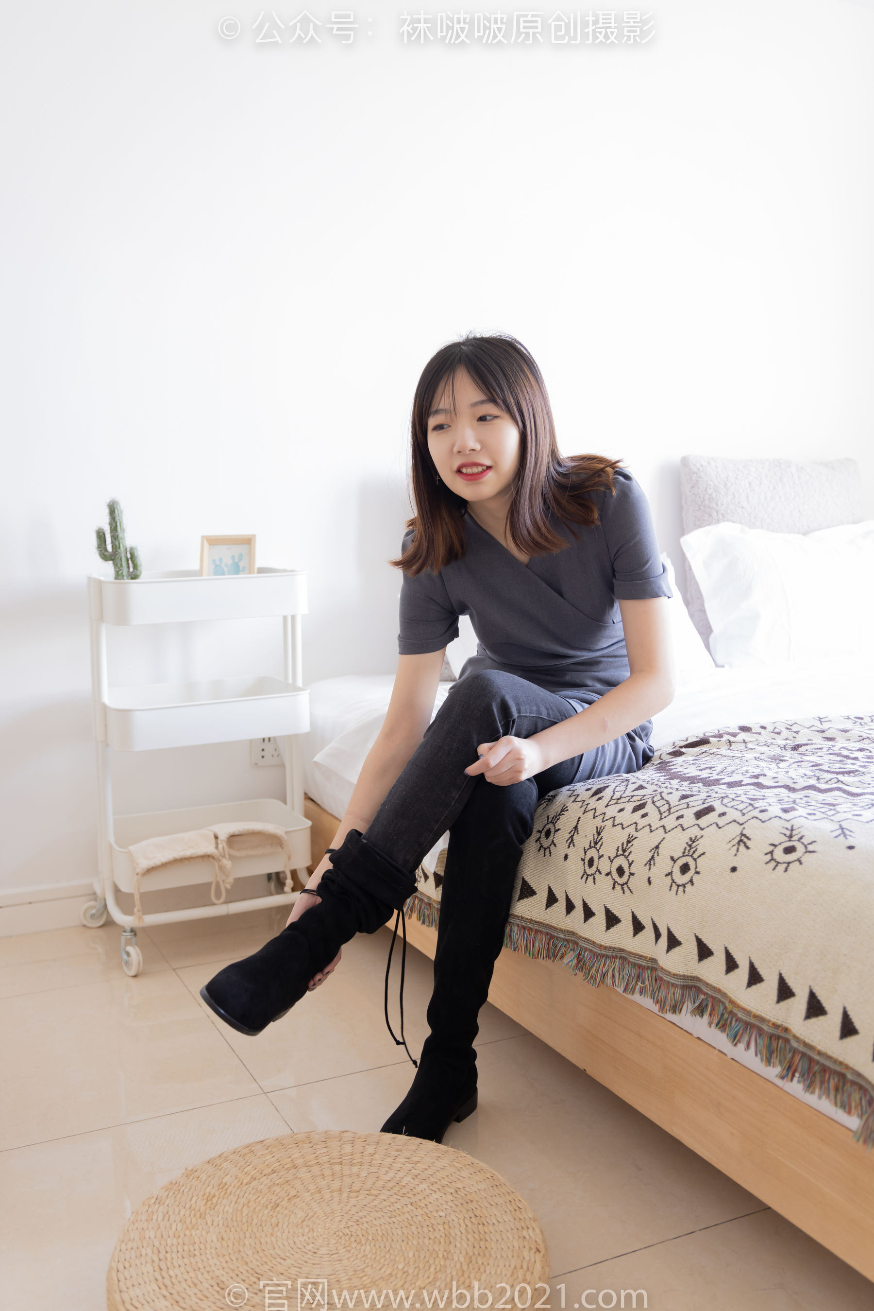 BoBoSocks袜啵啵 No.256 小甜豆 -长靴、短白棉袜