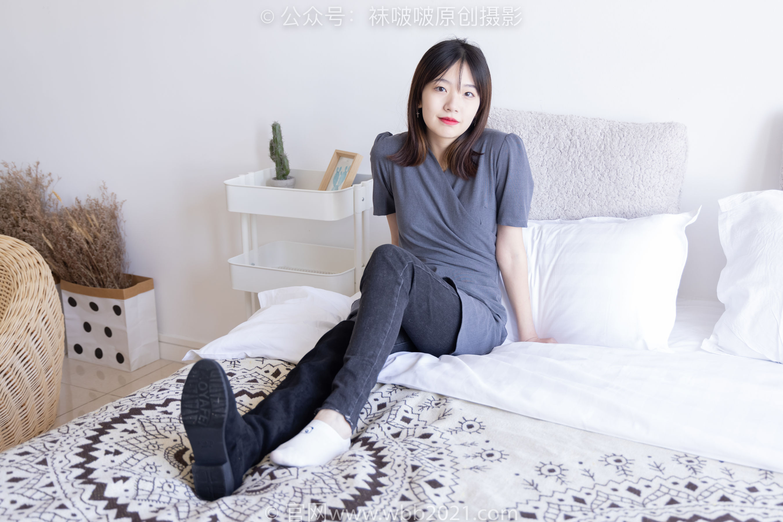 BoBoSocks袜啵啵 No.256 小甜豆 -长靴、短白棉袜