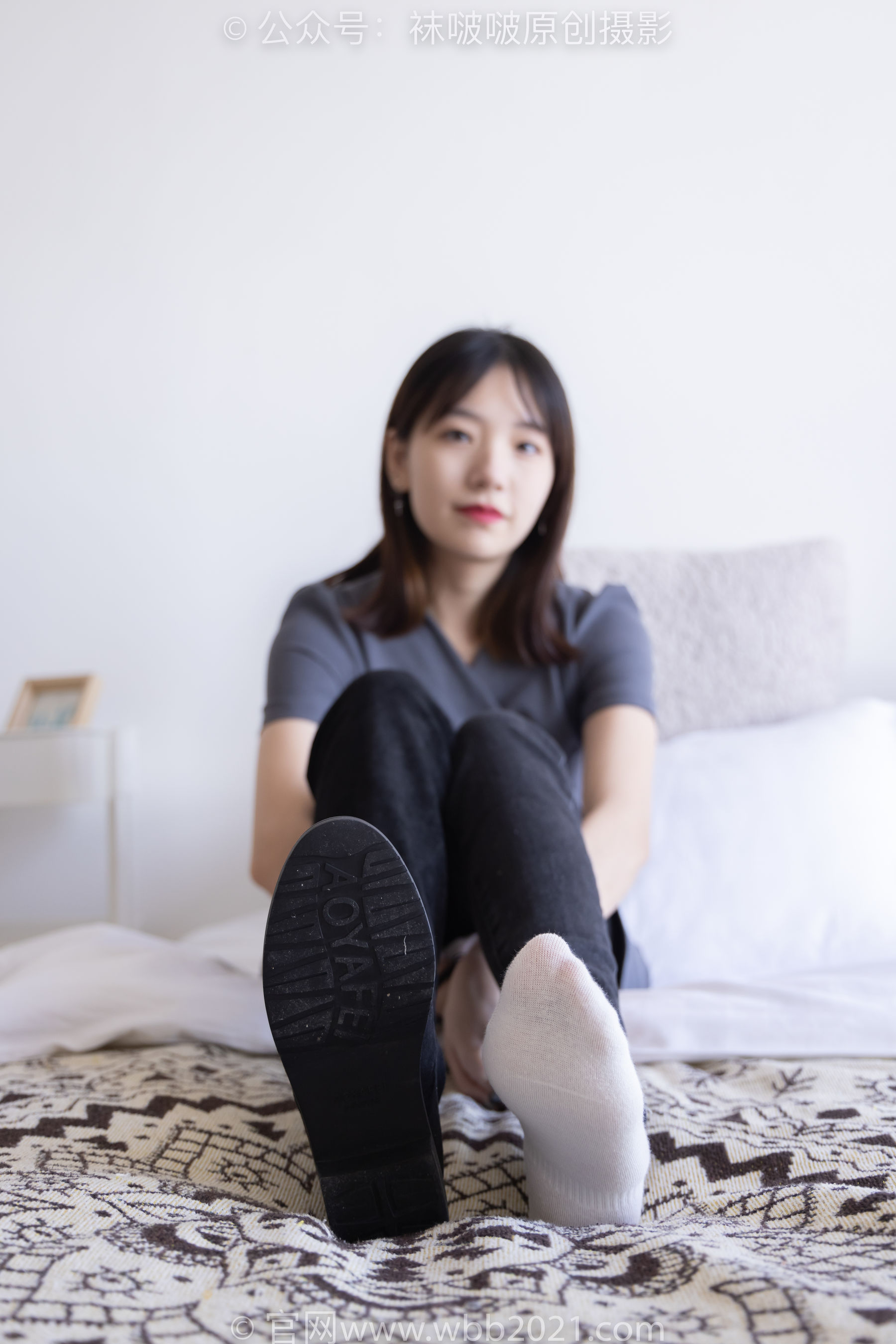 BoBoSocks袜啵啵 No.256 小甜豆 -长靴、短白棉袜