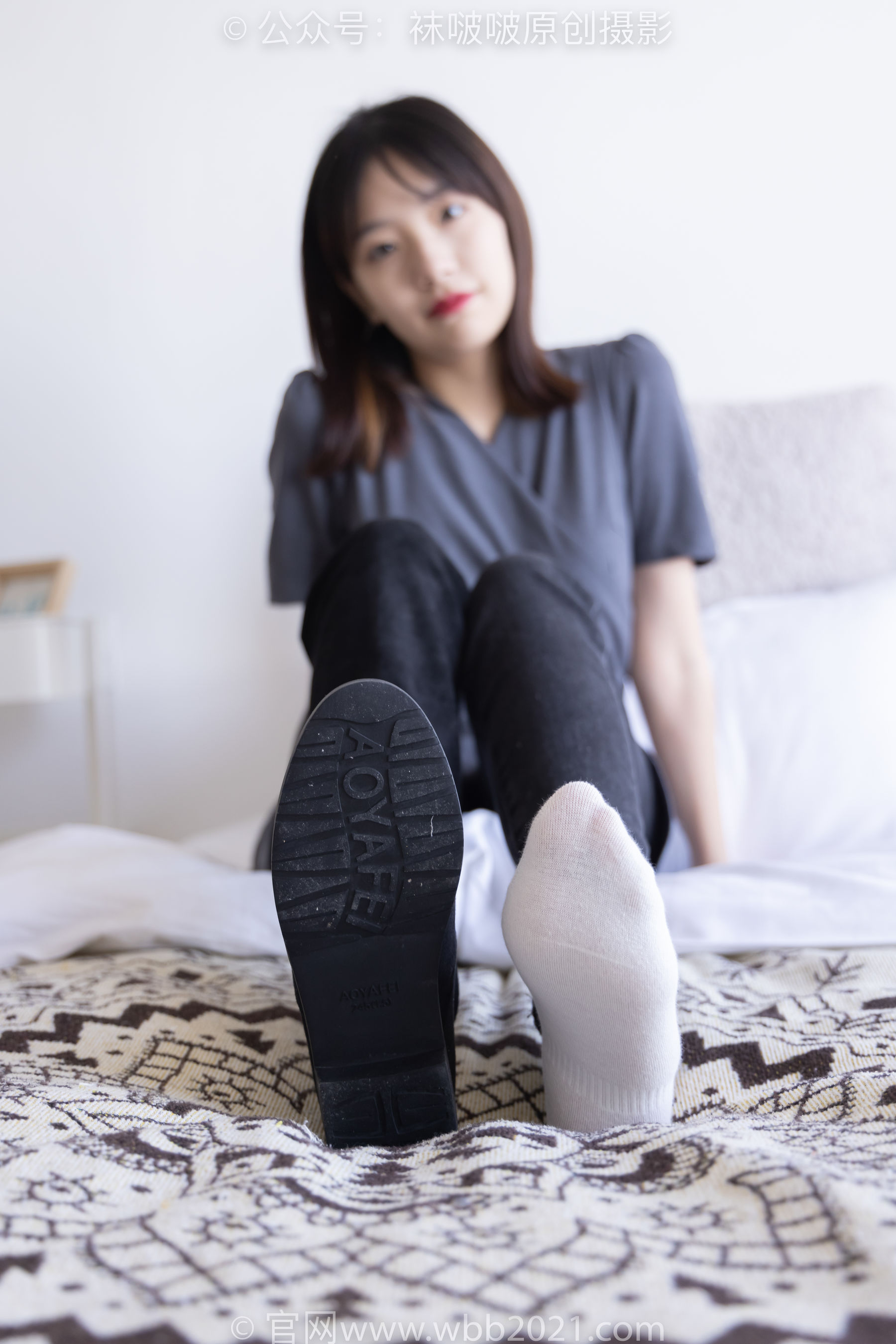 BoBoSocks袜啵啵 No.256 小甜豆 -长靴、短白棉袜