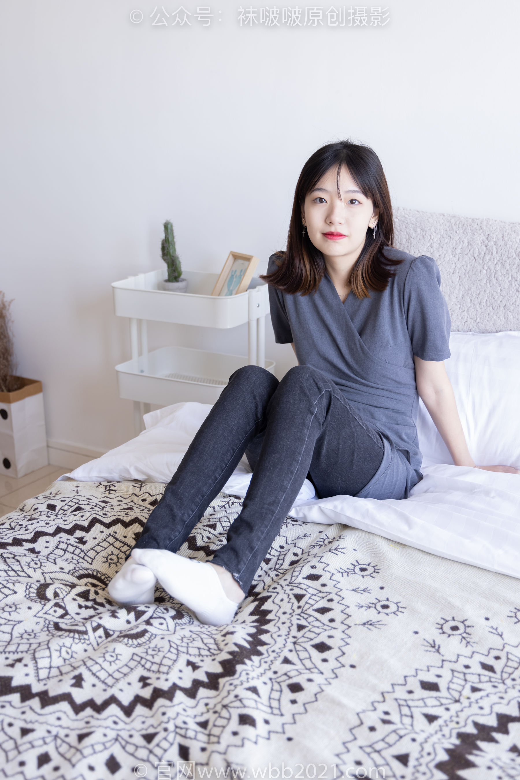 BoBoSocks袜啵啵 No.256 小甜豆 -长靴、短白棉袜