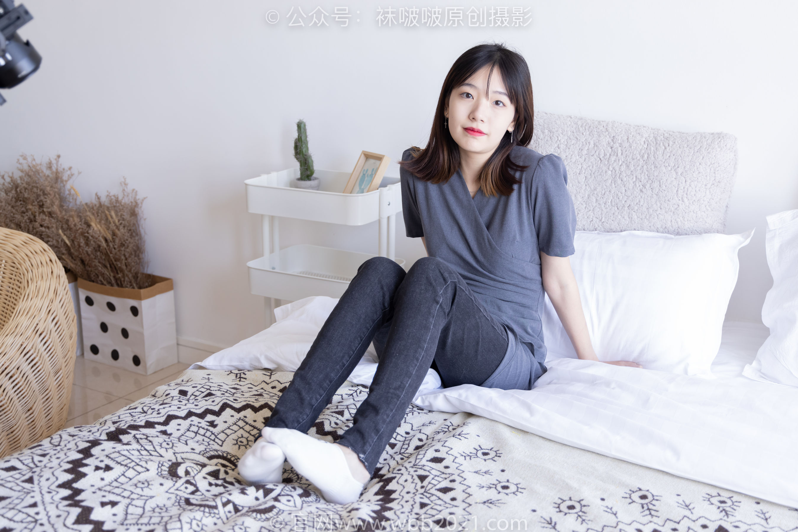 BoBoSocks袜啵啵 No.256 小甜豆 -长靴、短白棉袜