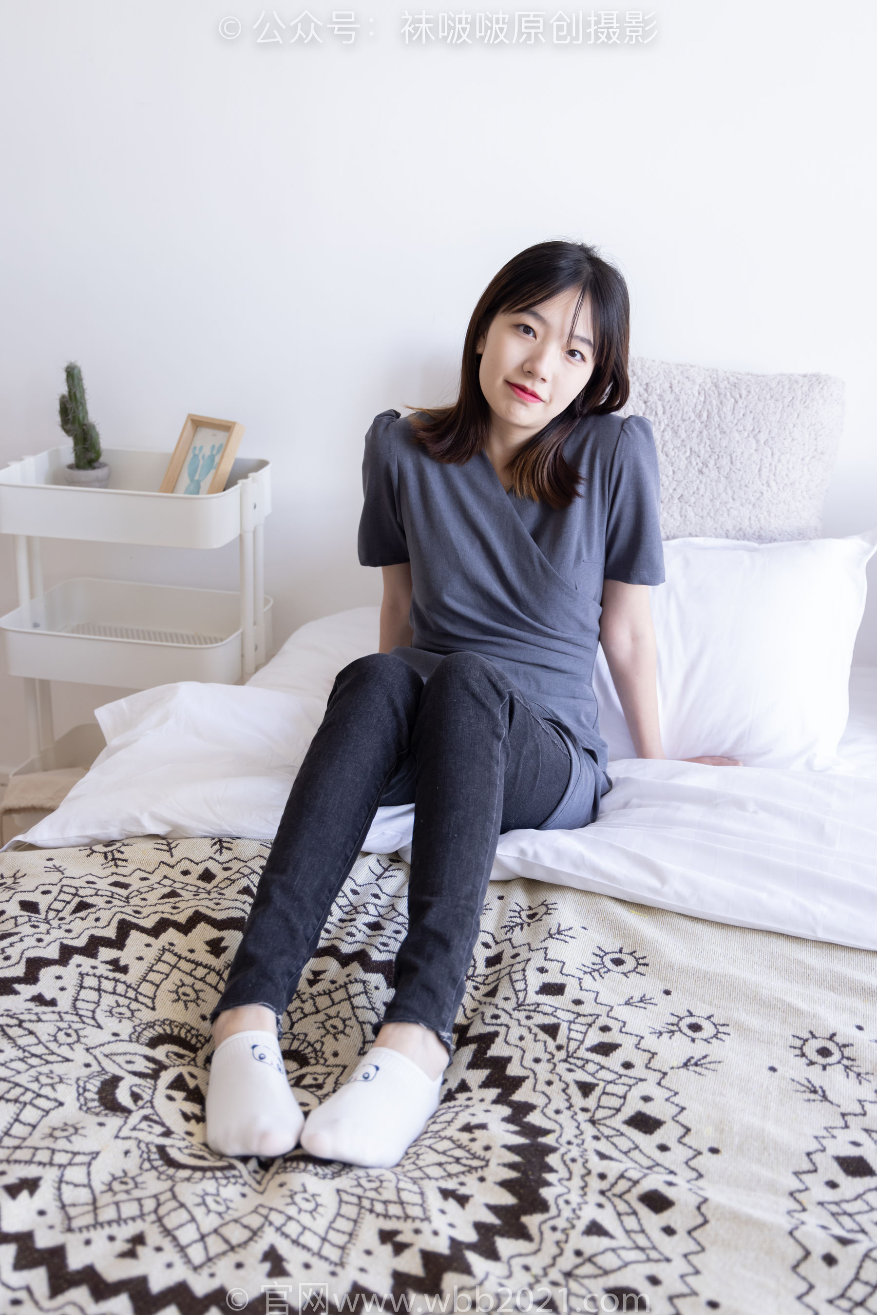 BoBoSocks袜啵啵 No.256 小甜豆 -长靴、短白棉袜