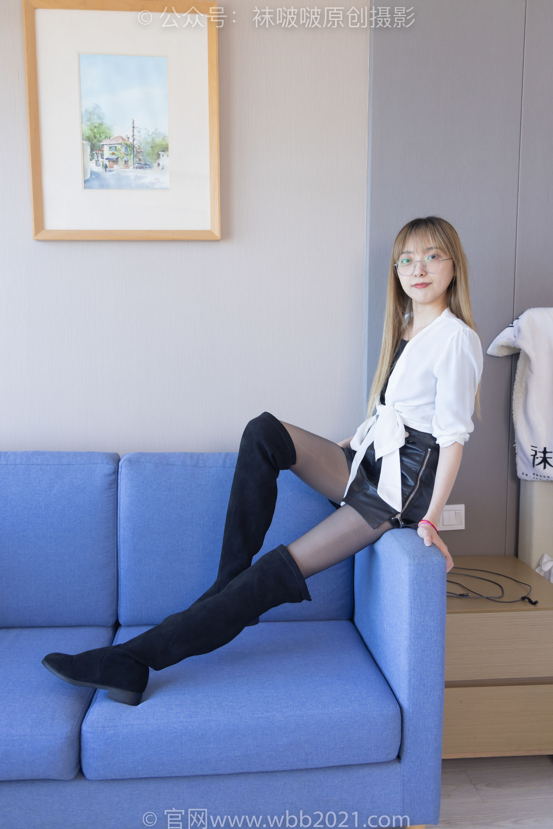 BoBoSocks袜啵啵 No.259 稚予 -两双长靴、油亮黑丝