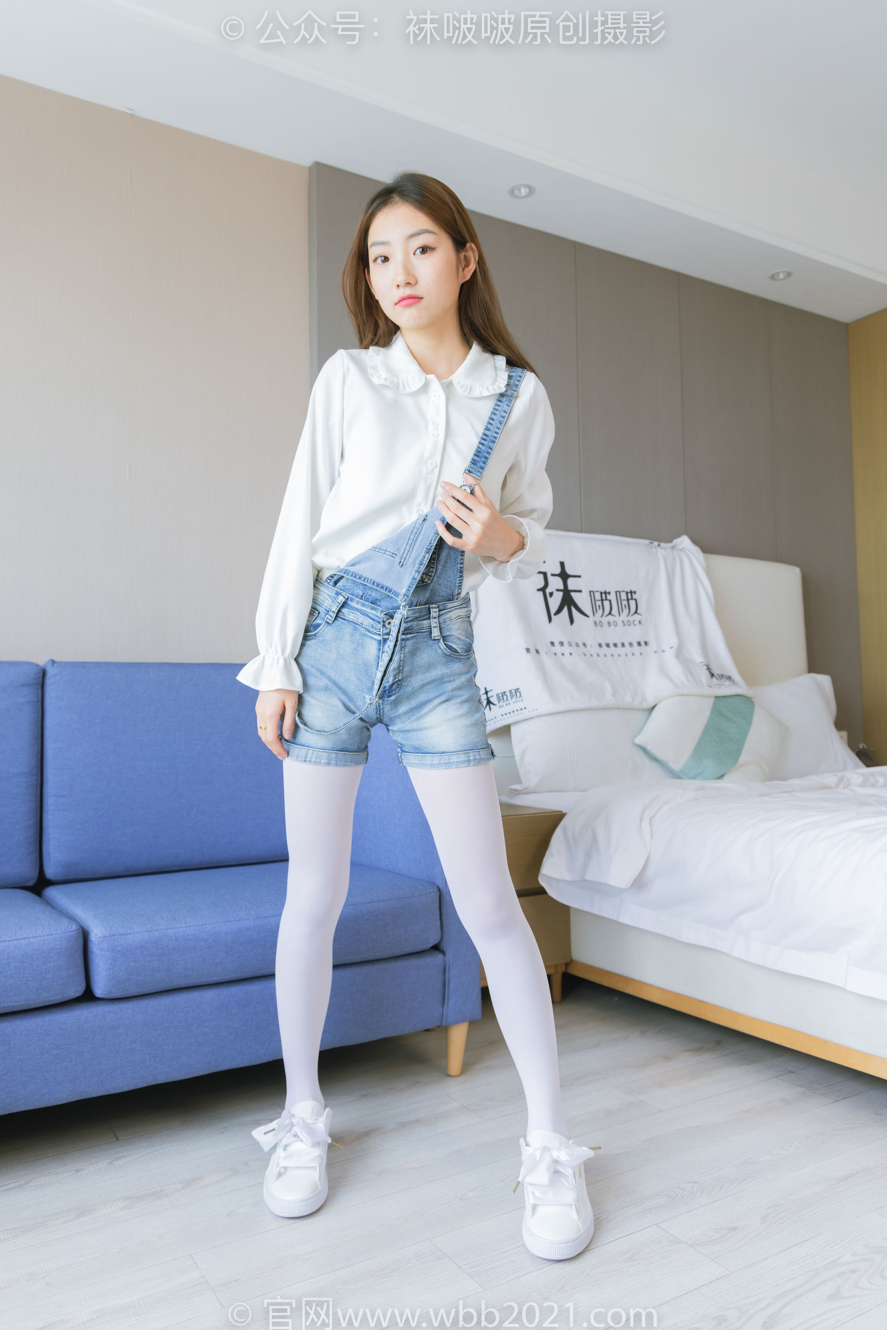 BoBoSocks袜啵啵 No.261 小沫 -板鞋、厚白丝