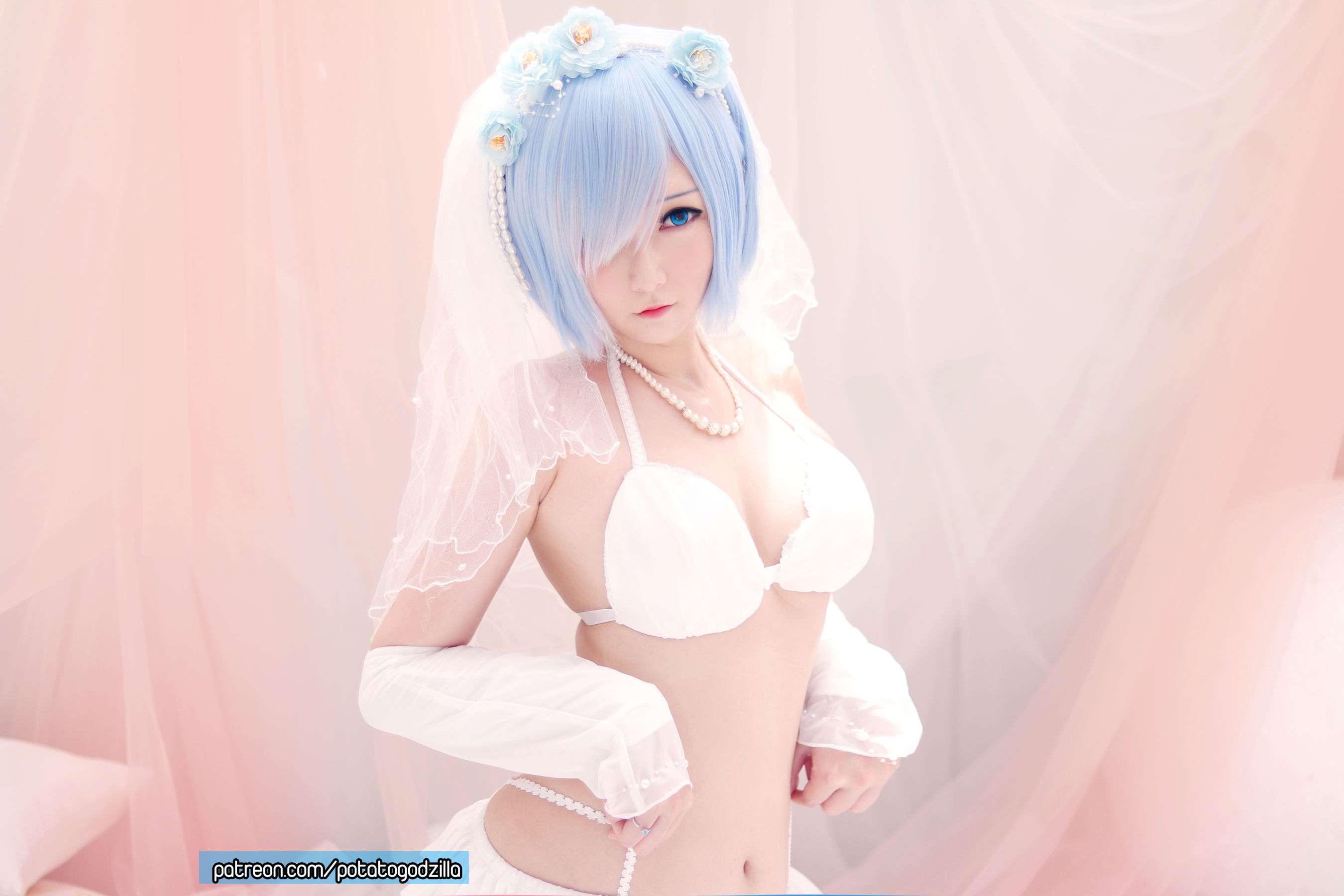 Coser小姐姐Potato Godzilla - Bride Rem