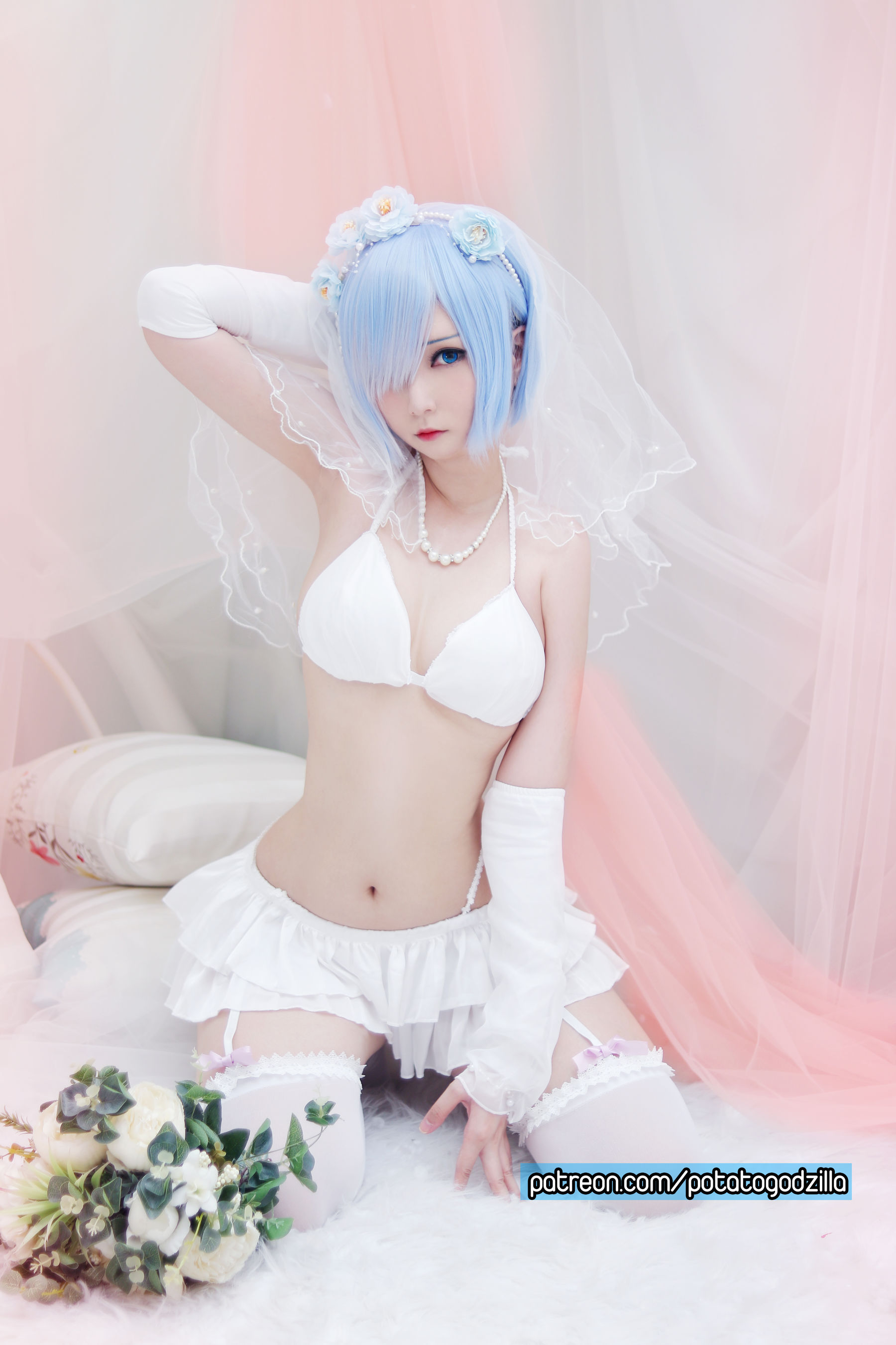Coser小姐姐Potato Godzilla - Bride Rem