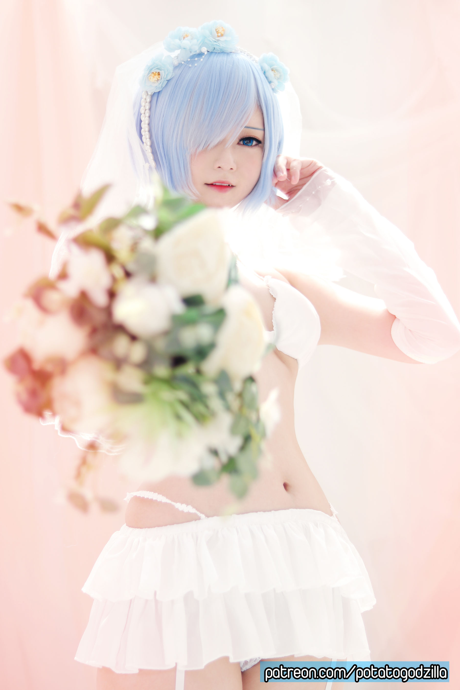 Coser小姐姐Potato Godzilla - Bride Rem
