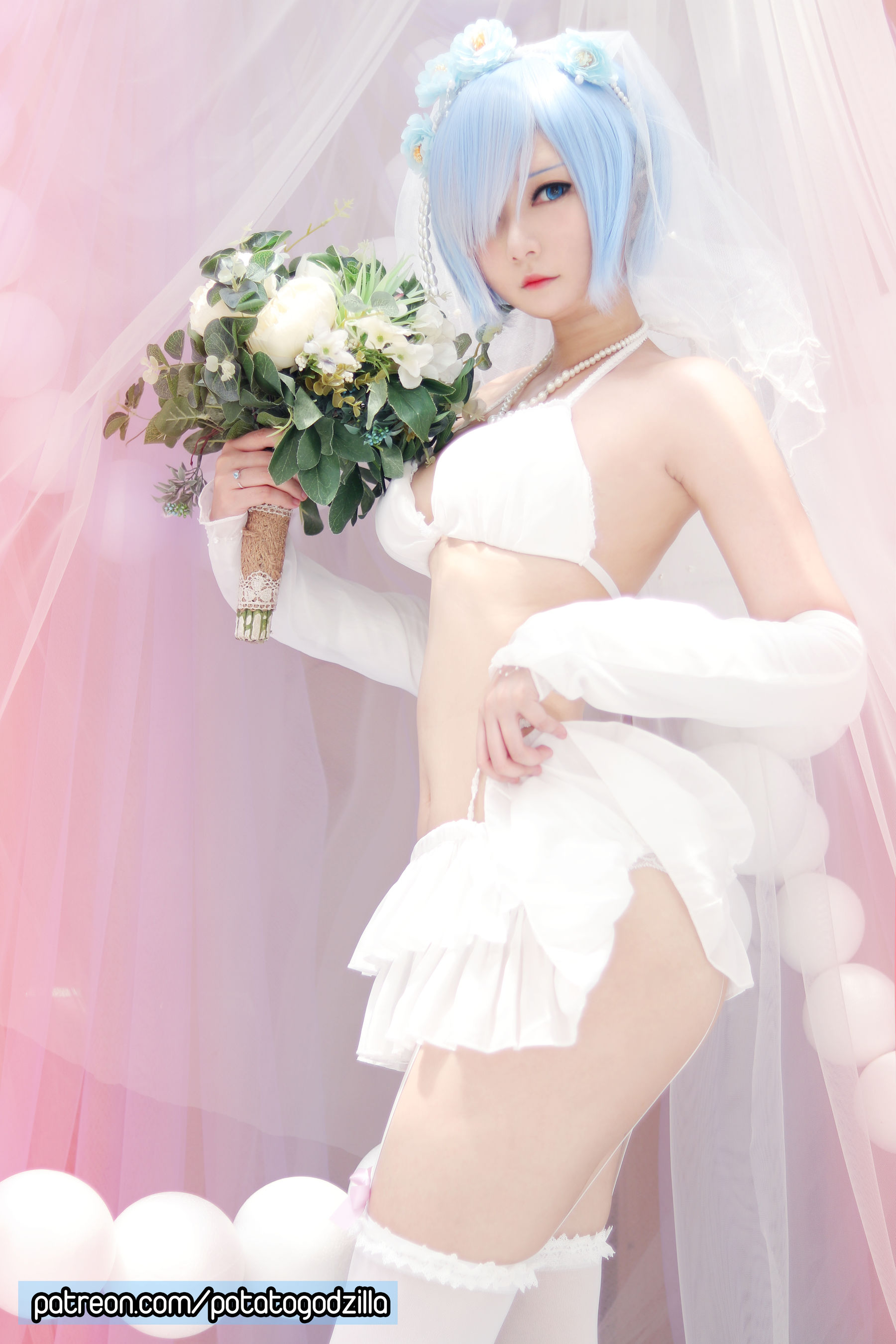 Coser小姐姐Potato Godzilla - Bride Rem