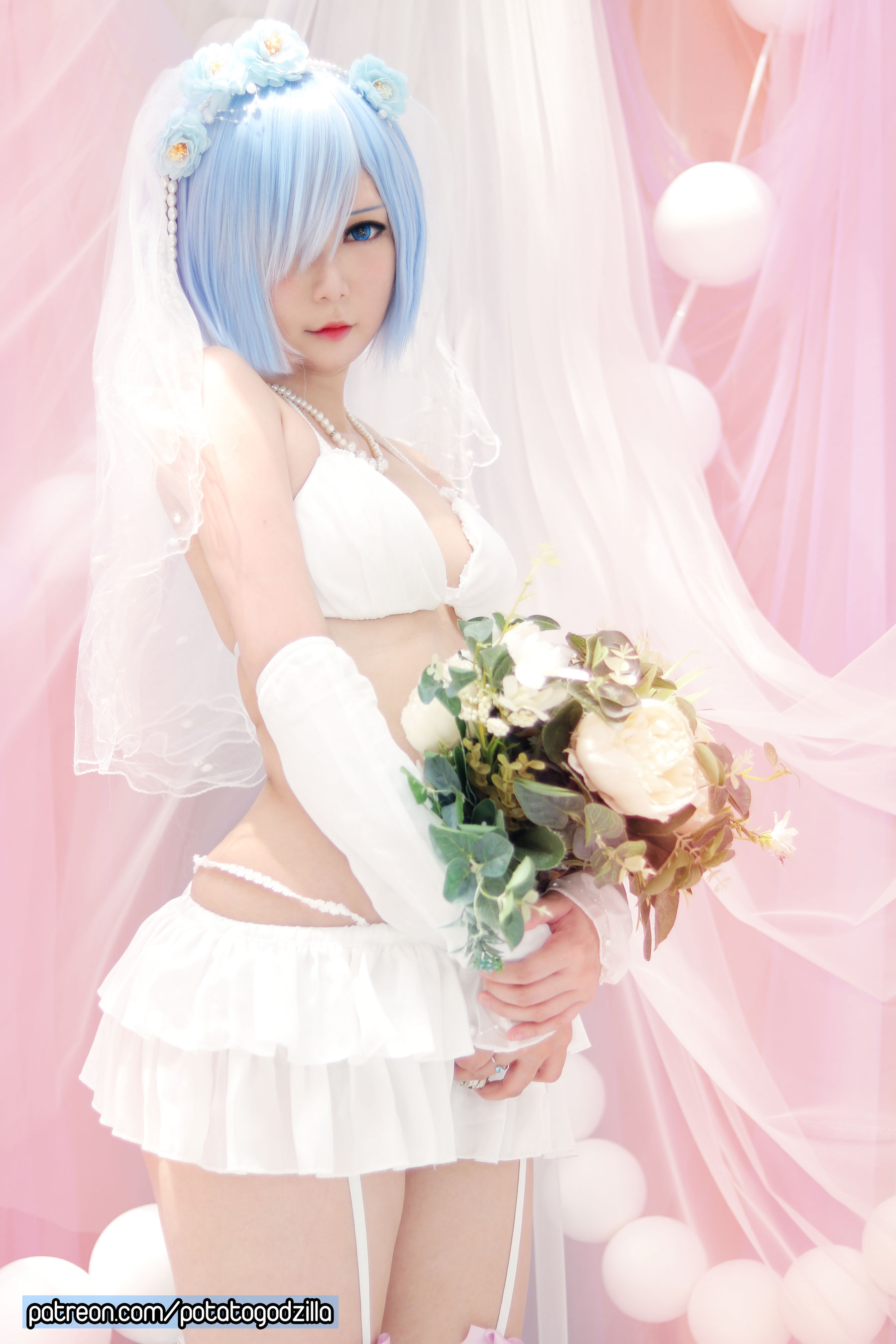 Coser小姐姐Potato Godzilla - Bride Rem