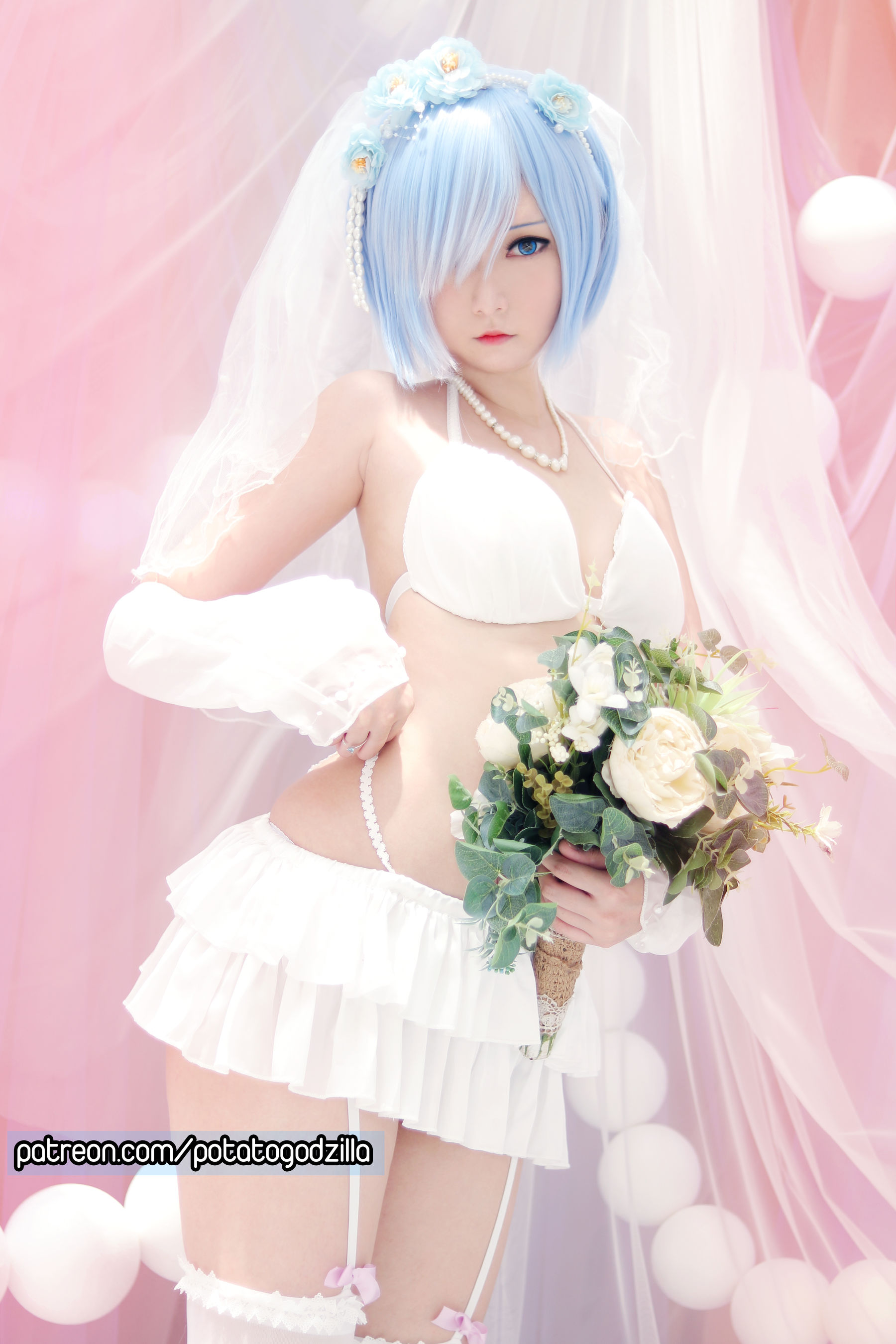 Coser小姐姐Potato Godzilla - Bride Rem