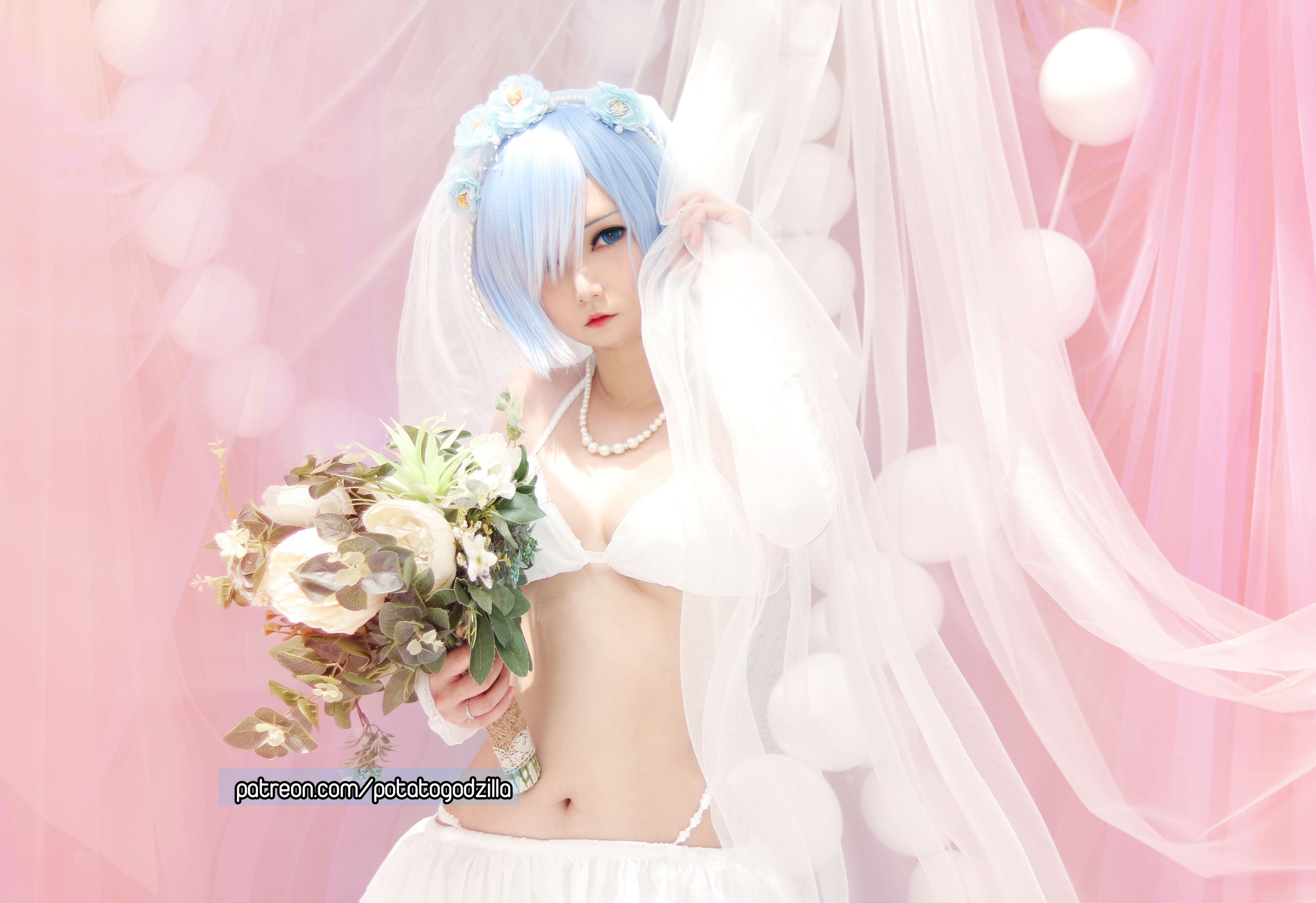 Coser小姐姐Potato Godzilla - Bride Rem