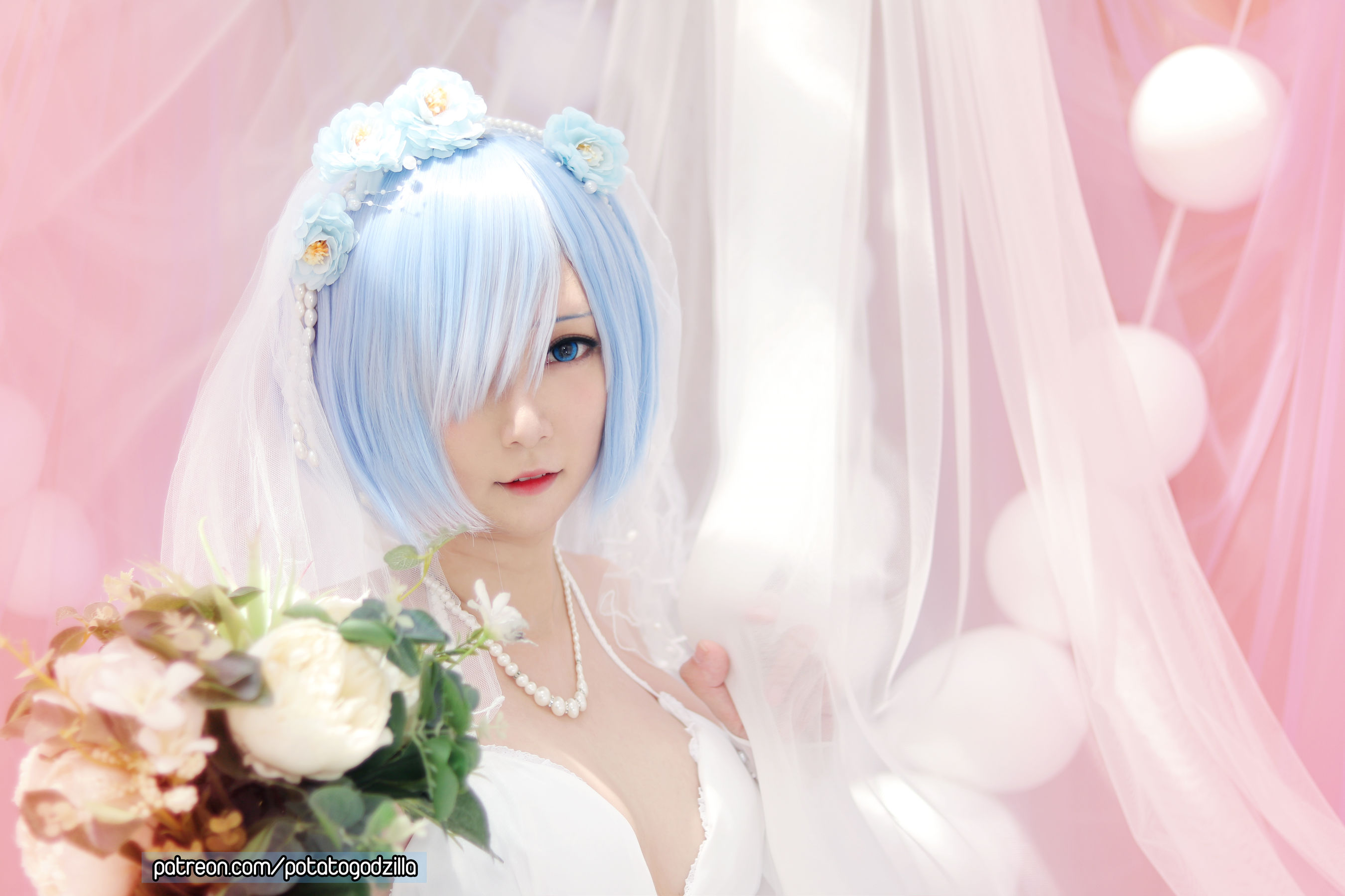 Coser小姐姐Potato Godzilla - Bride Rem