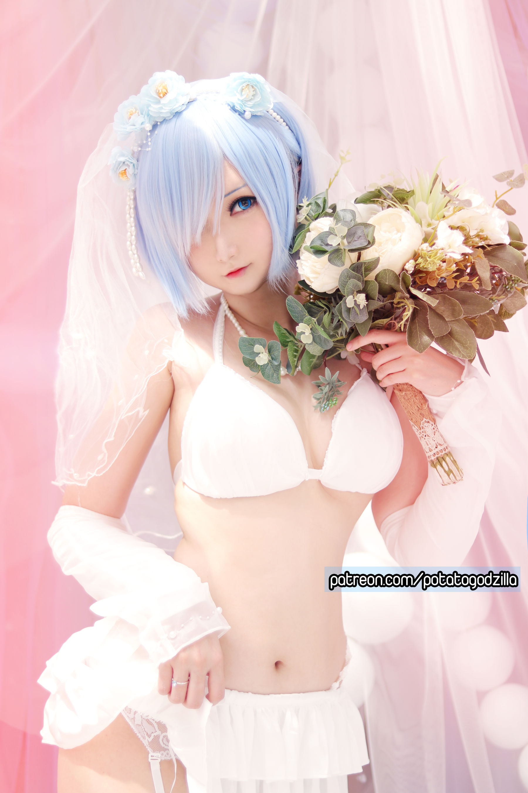 Coser小姐姐Potato Godzilla - Bride Rem