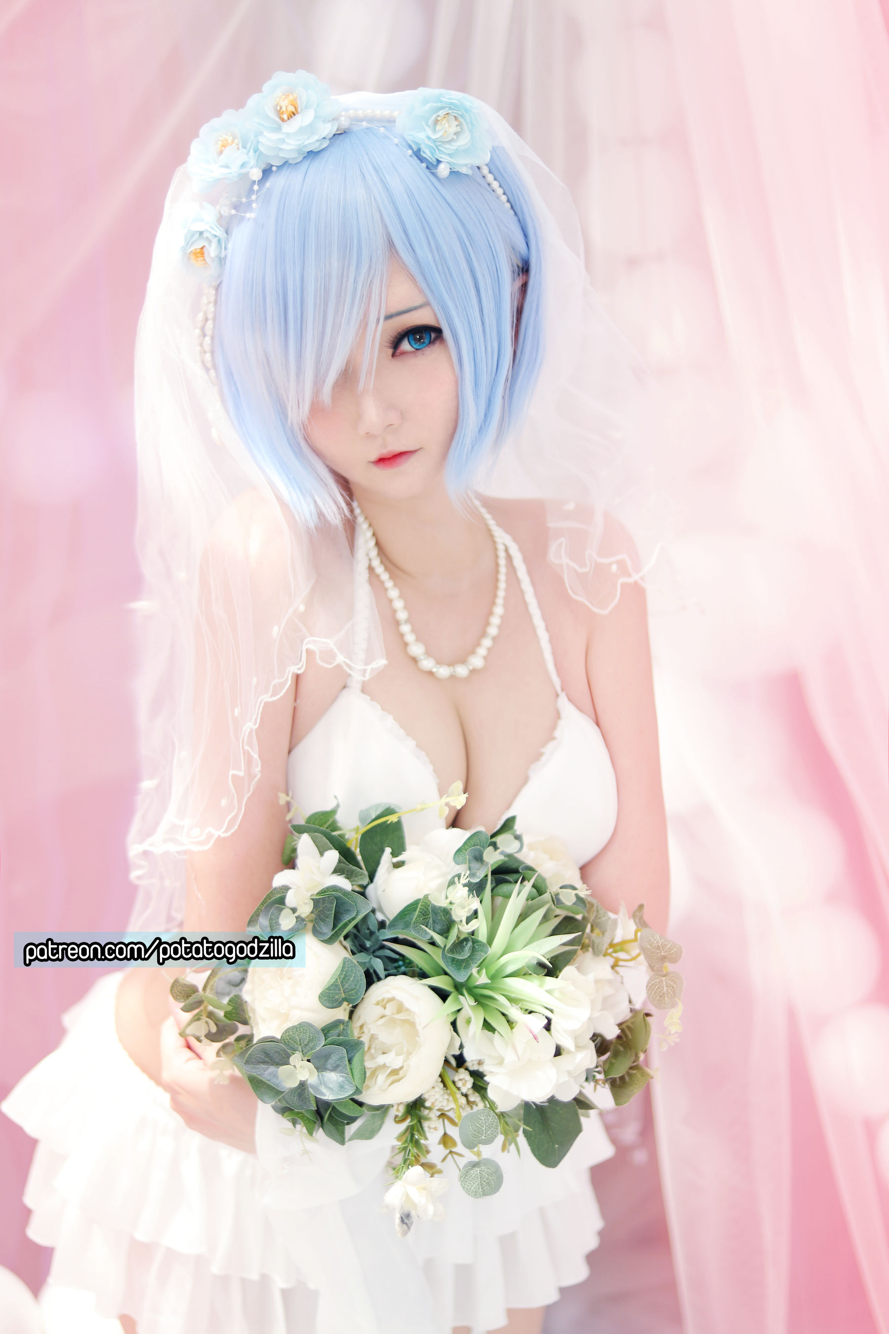 Coser小姐姐Potato Godzilla - Bride Rem