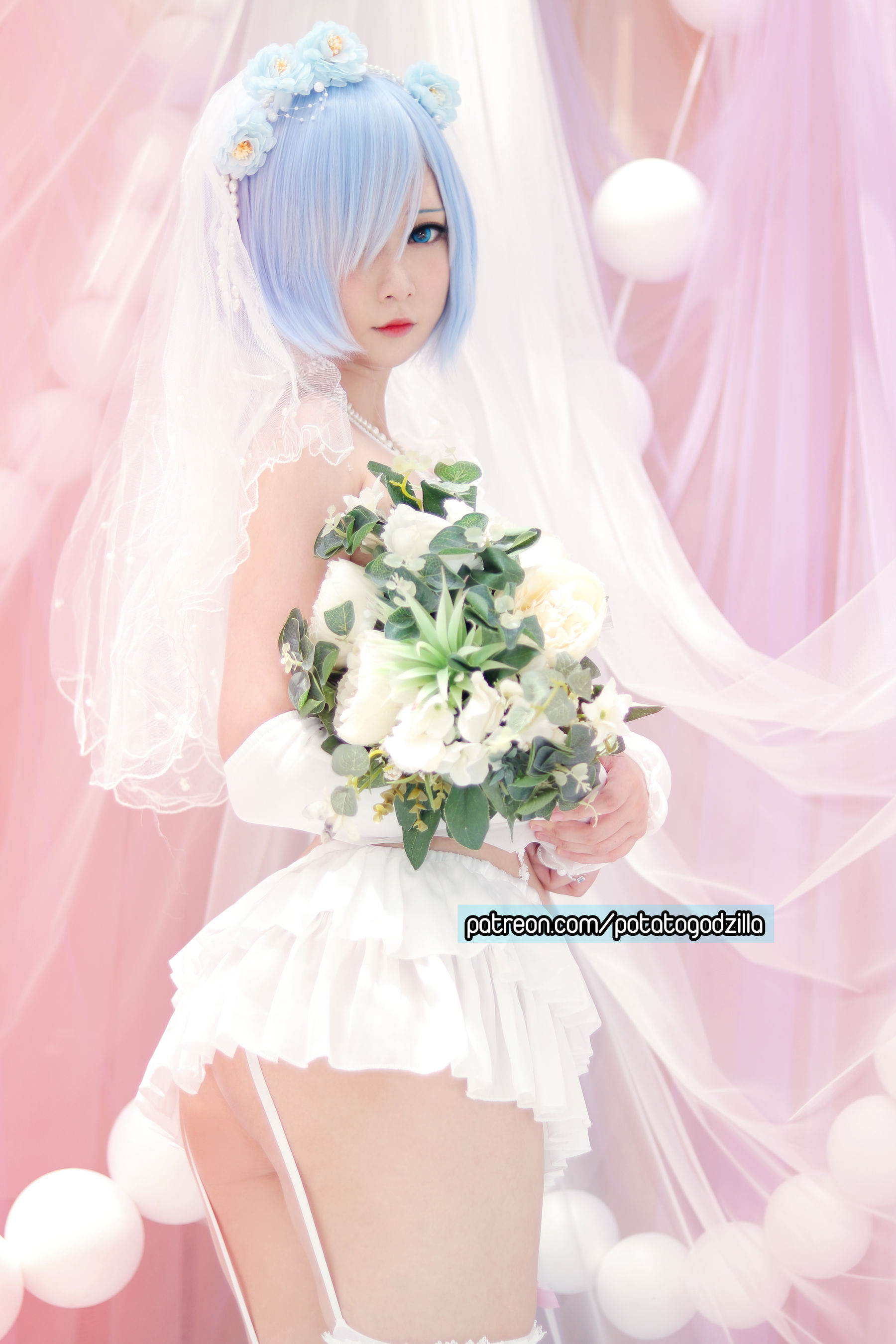 Coser小姐姐Potato Godzilla - Bride Rem
