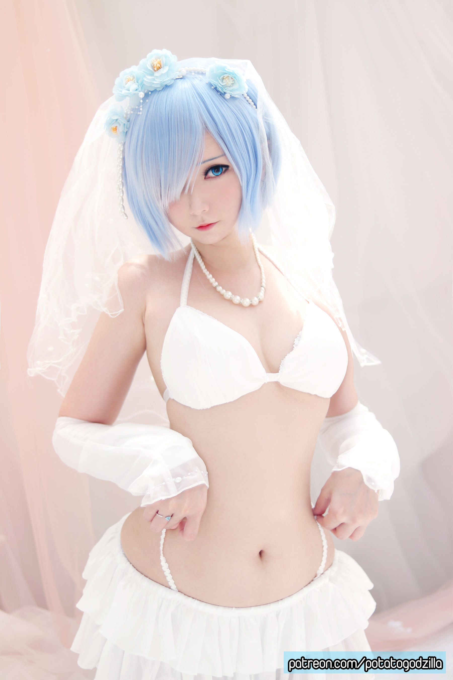 Coser小姐姐Potato Godzilla - Bride Rem