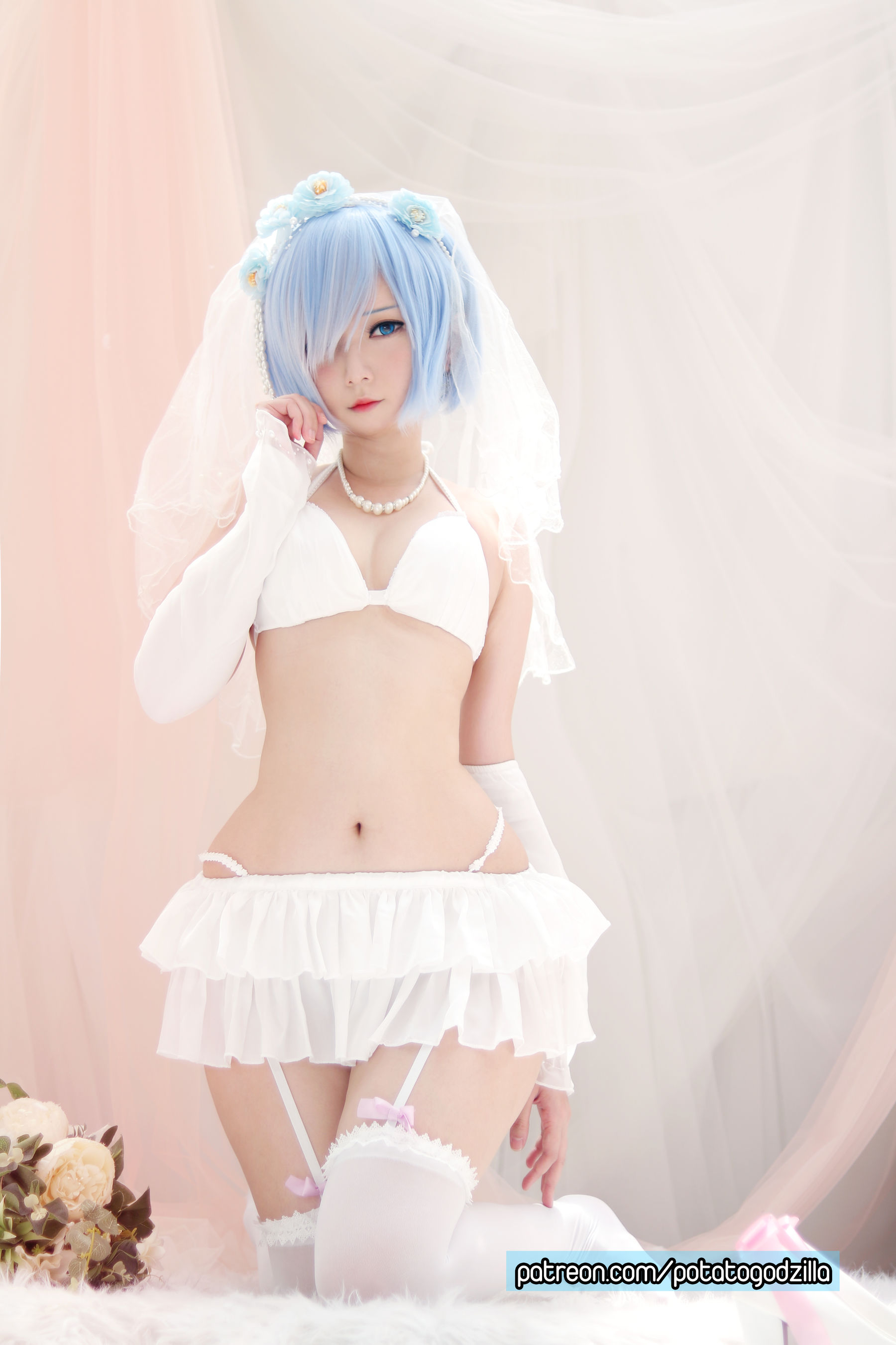 Coser小姐姐Potato Godzilla - Bride Rem