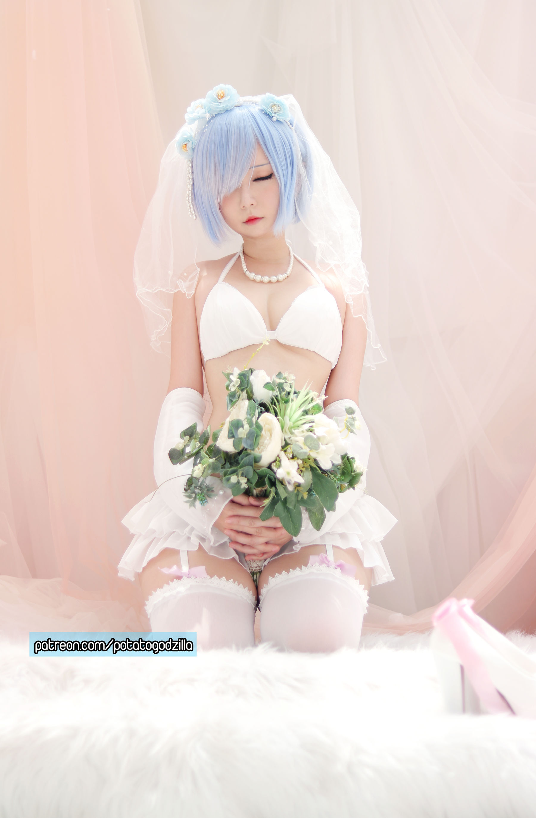 Coser小姐姐Potato Godzilla - Bride Rem