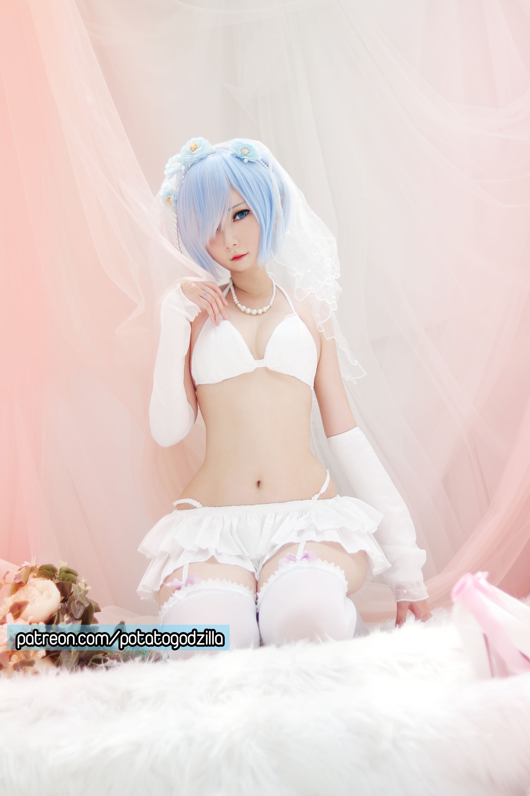Coser小姐姐Potato Godzilla - Bride Rem
