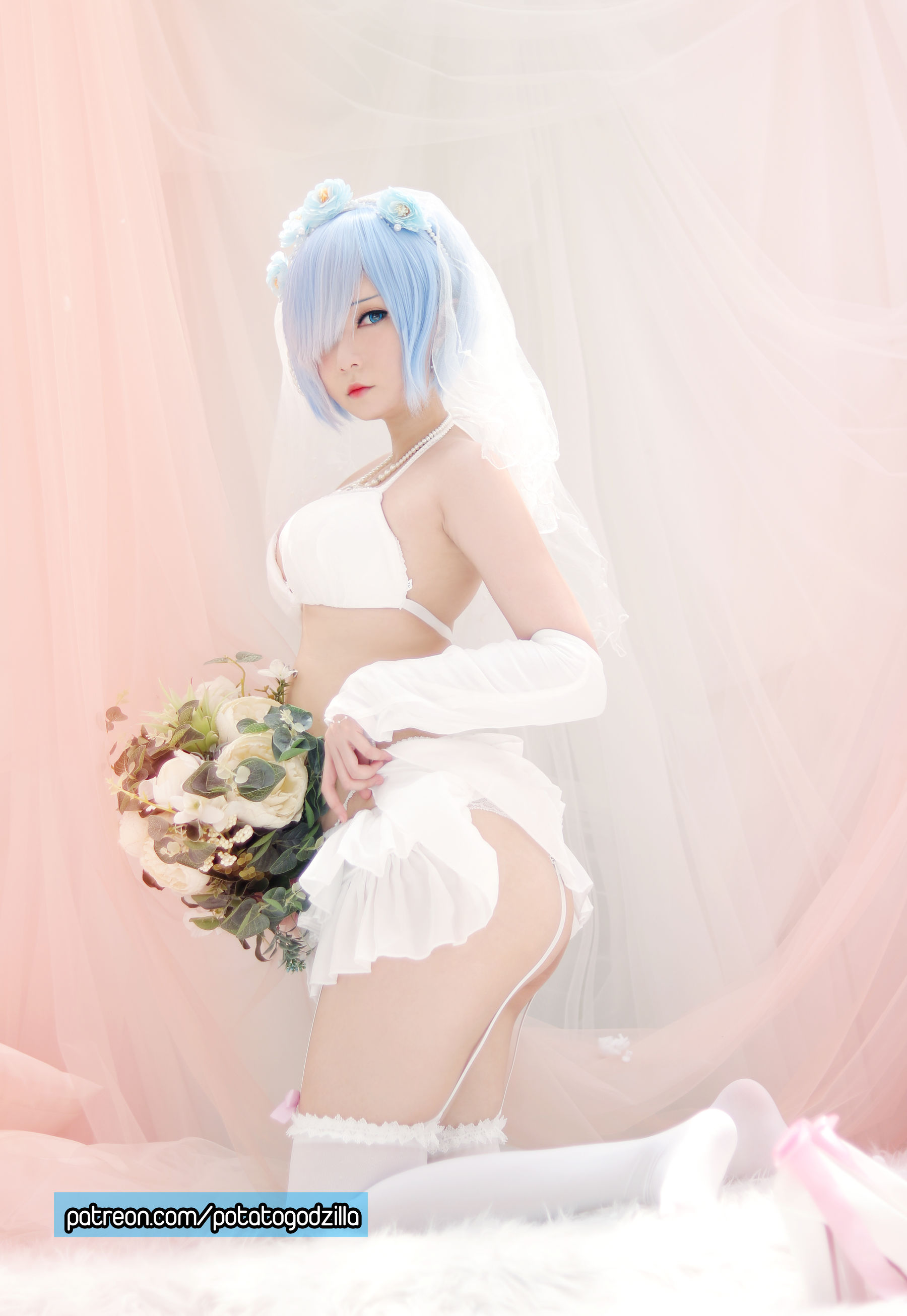 Coser小姐姐Potato Godzilla - Bride Rem