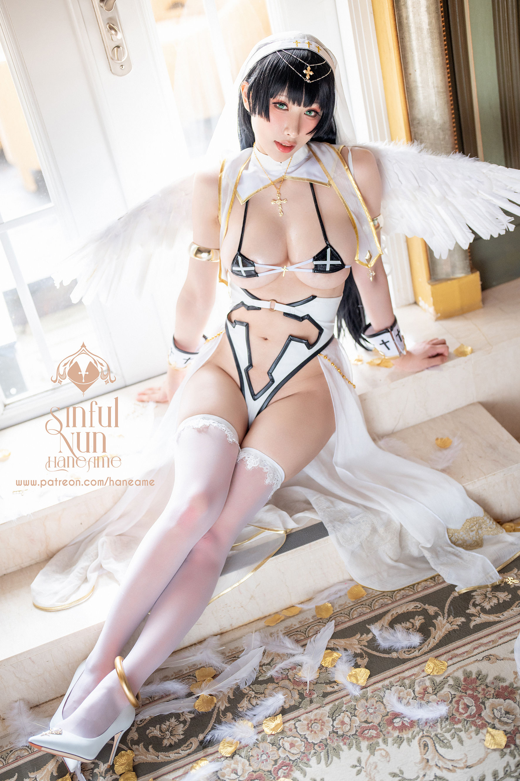 Hane Ame 雨波写真 - Original Sinful Nun Angel