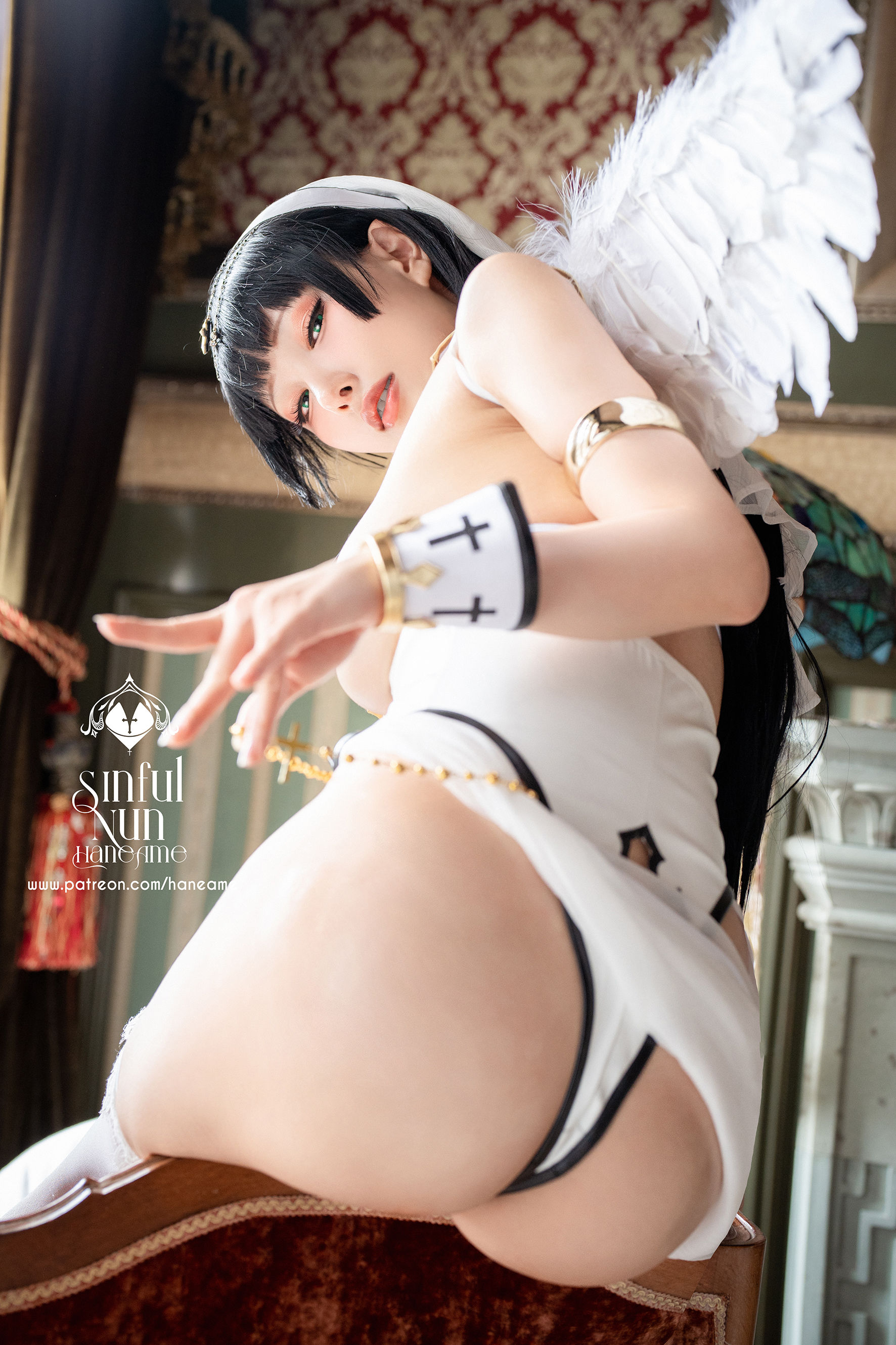 Hane Ame 雨波写真 - Original Sinful Nun Angel