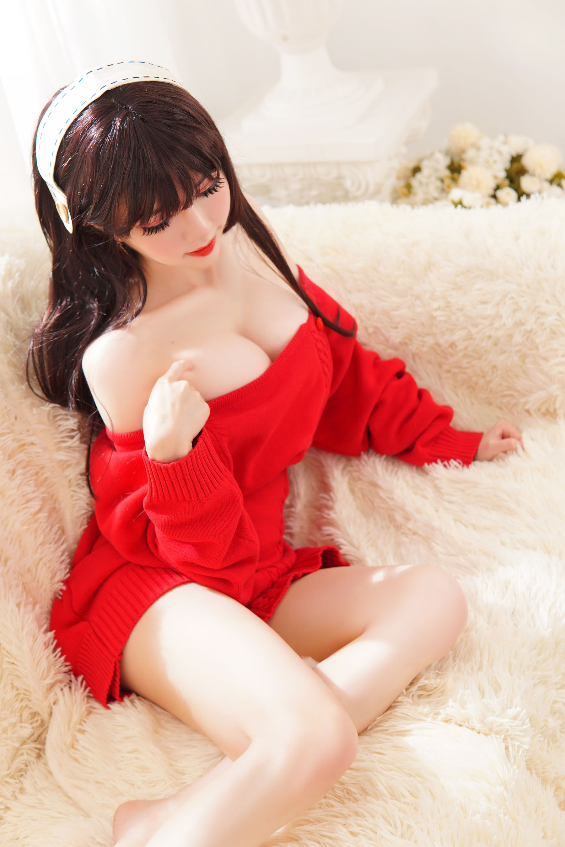 Sally Dorasnow - Yor Forger Red Sweater