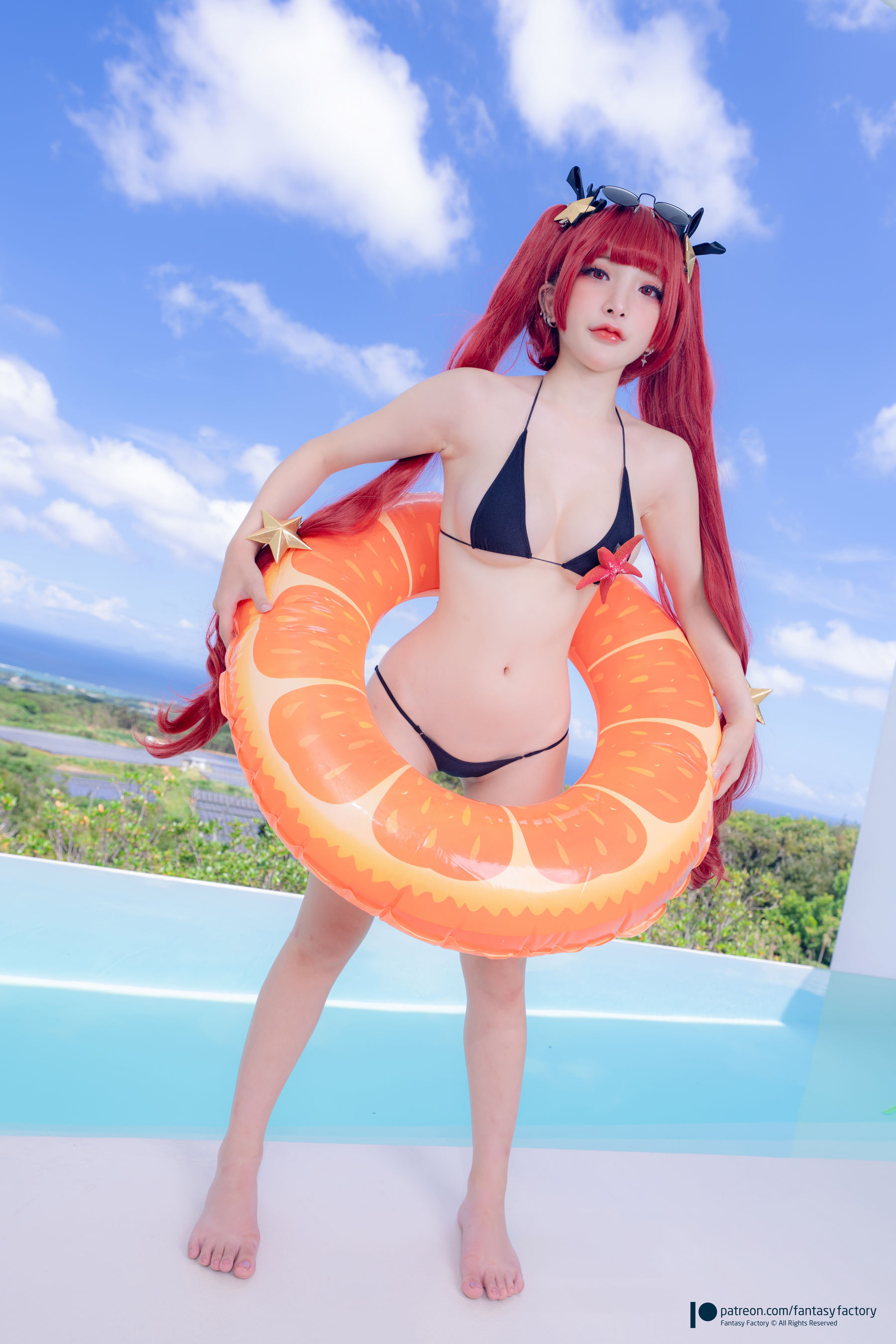 [Fantasy Factory] 小丁Cosplay写真 - 檀香山泳衣