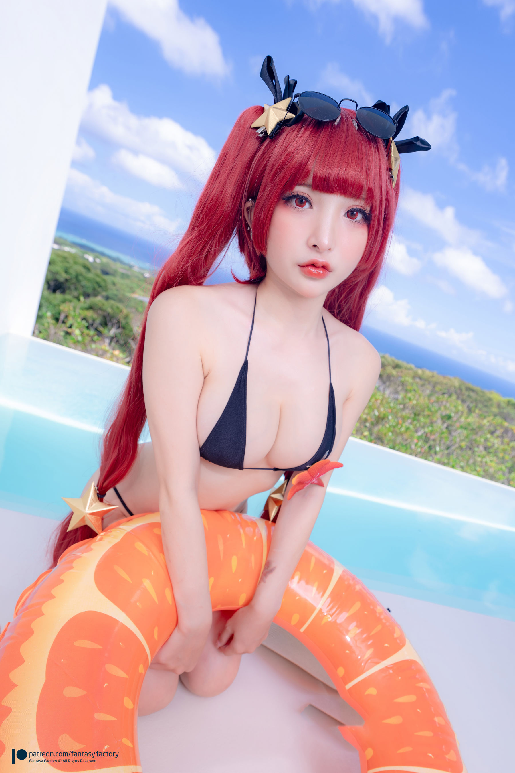 [Fantasy Factory] 小丁Cosplay写真 - 檀香山泳衣