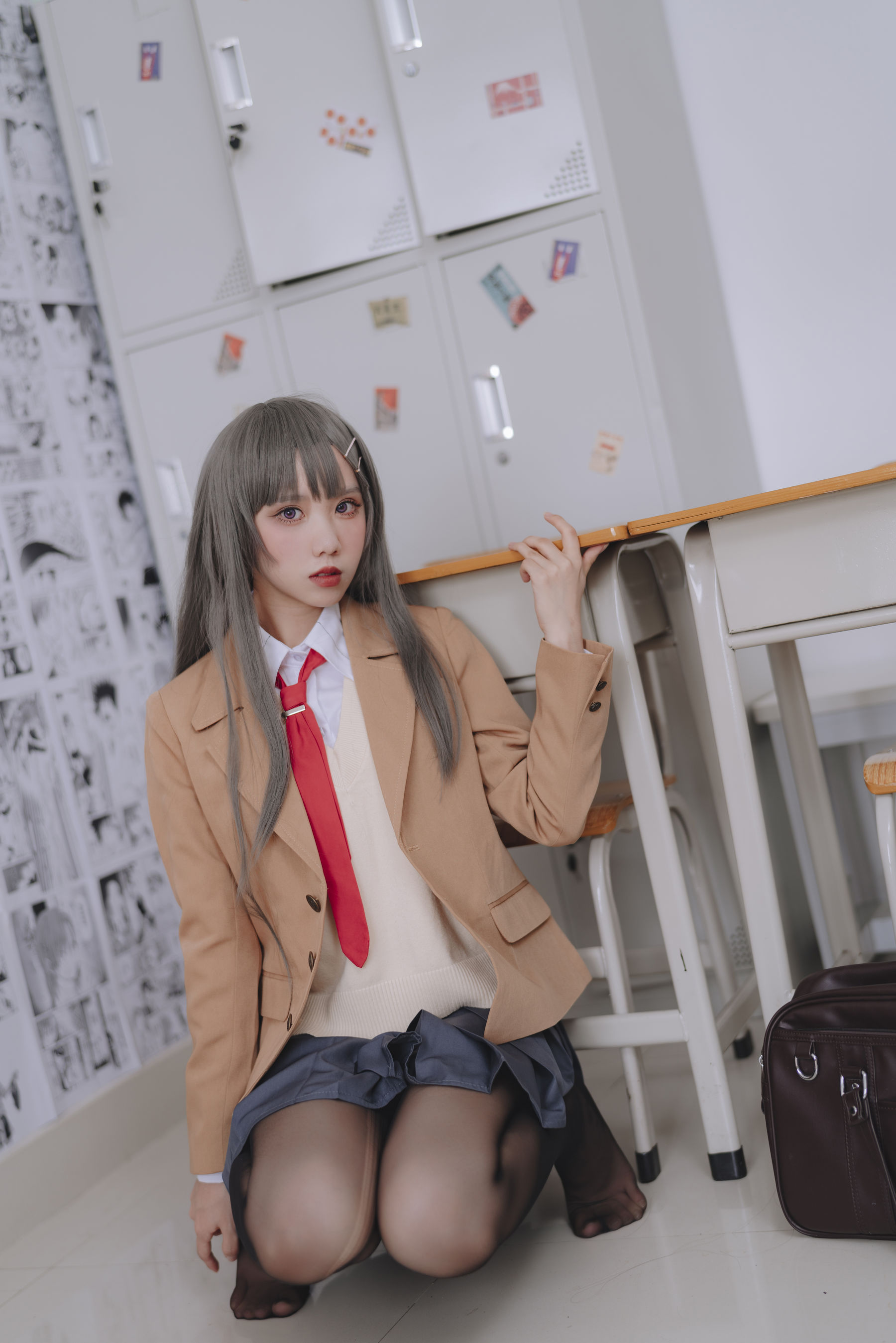 动漫博主果咩酱w - 麻衣校服