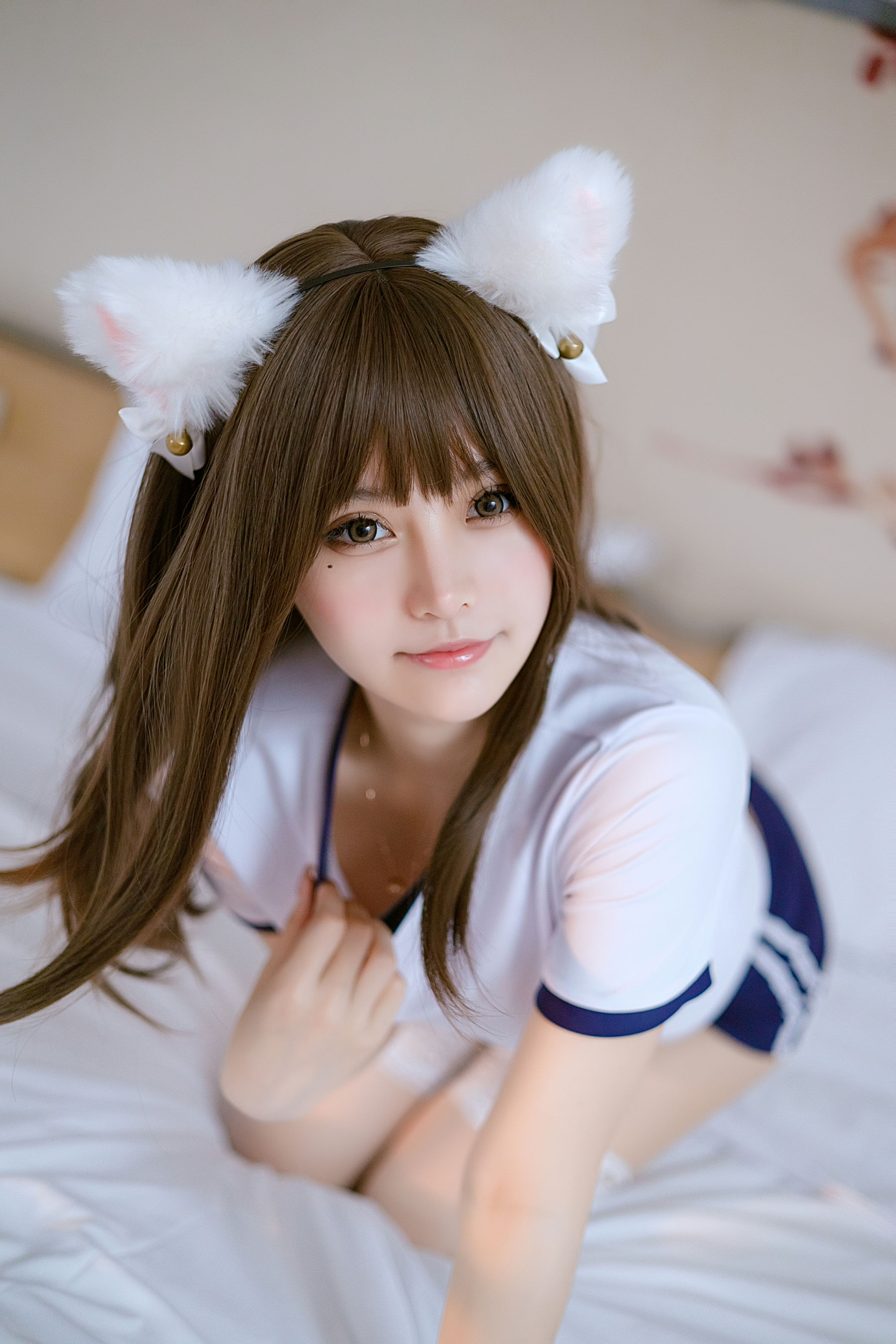 芊芊酱w - 猫耳体操服私房