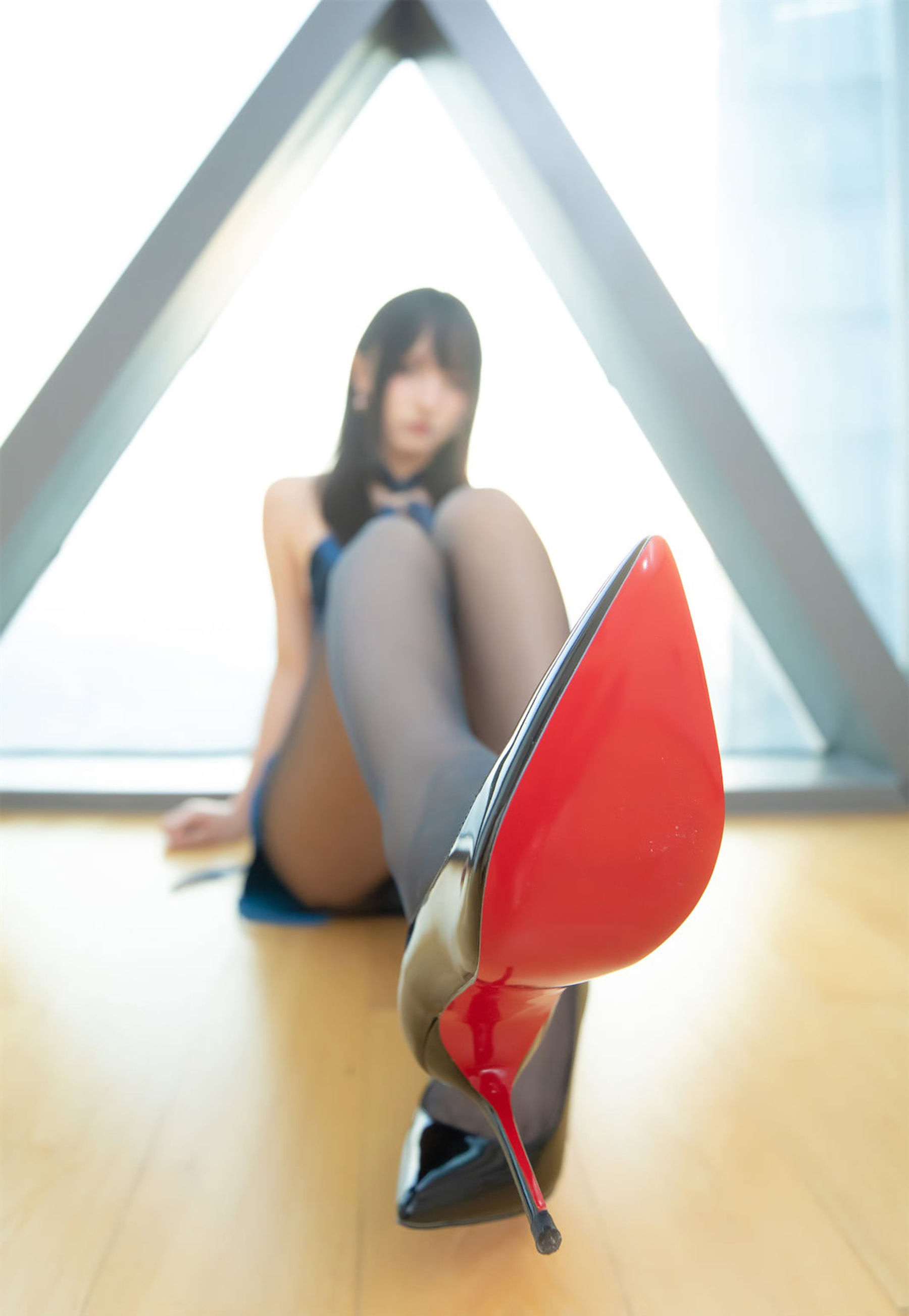 萝莉神楽板真冬 之蓝衣旗袍