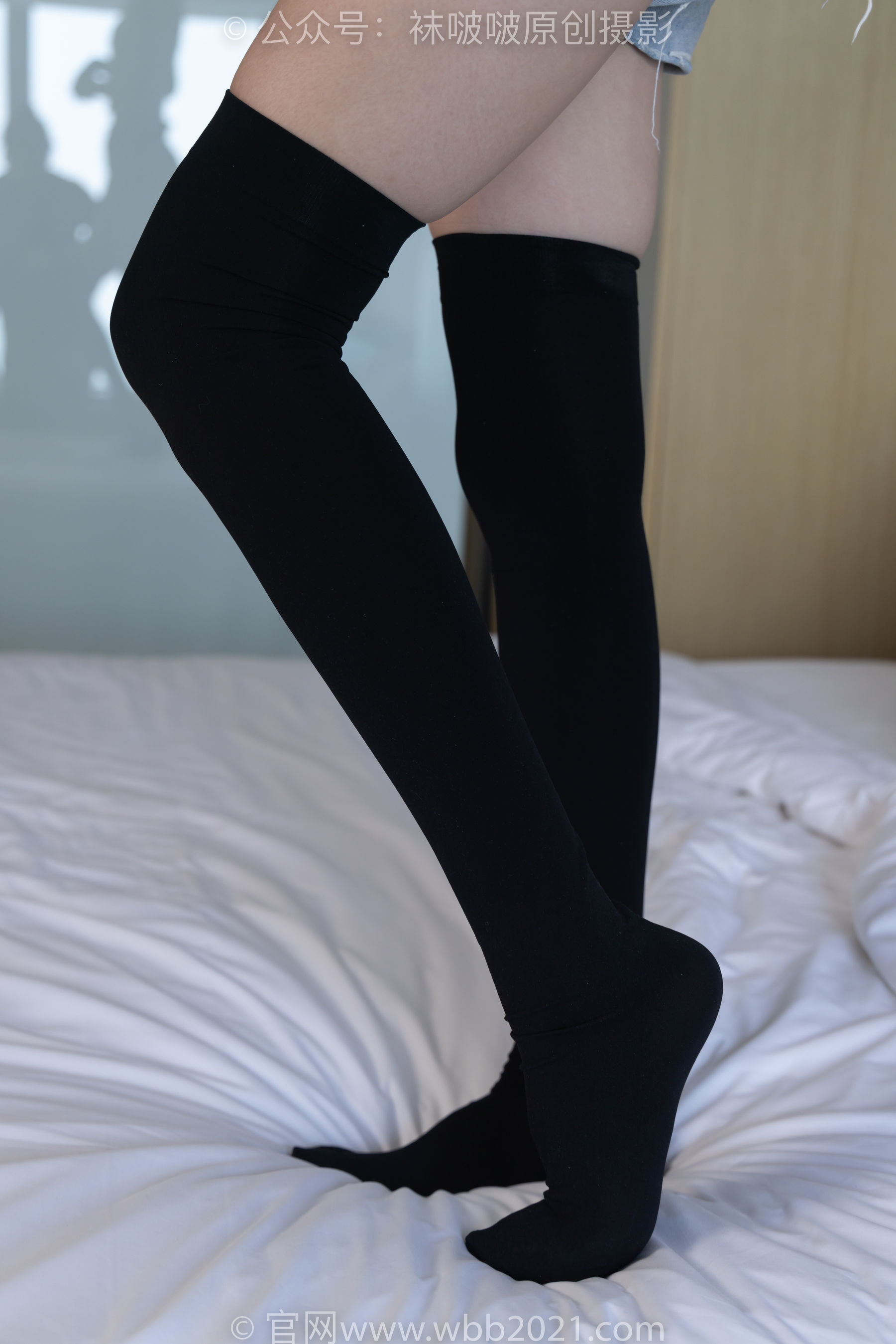 BoBoSocks袜啵啵 No.264 果冻 -高跟鞋、贝壳头板鞋、黑丝大腿袜、白丝大腿袜