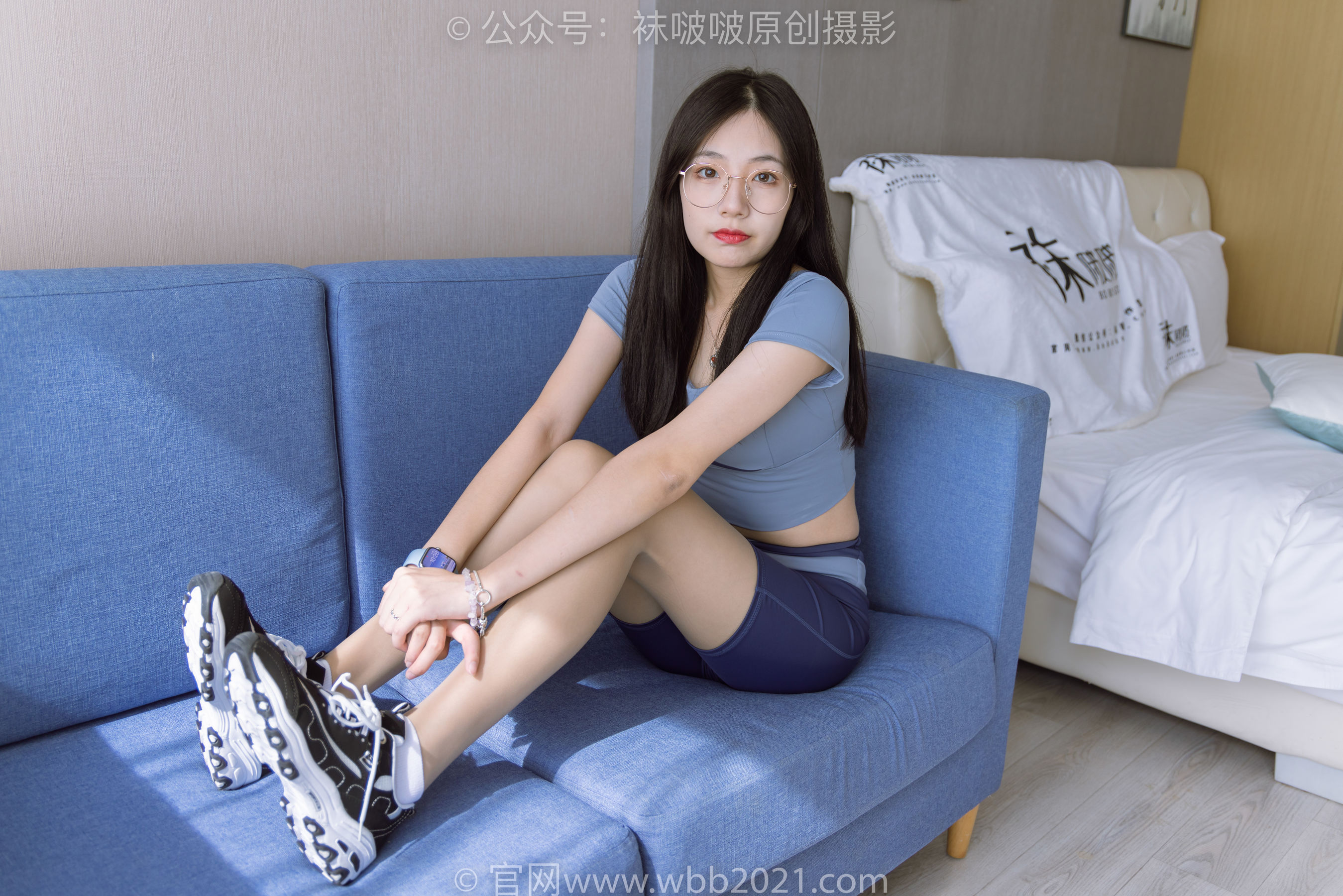 BoBoSocks袜啵啵 No.269 小甜豆 -运动鞋、白棉袜、灰丝、瑜伽裤裤里丝