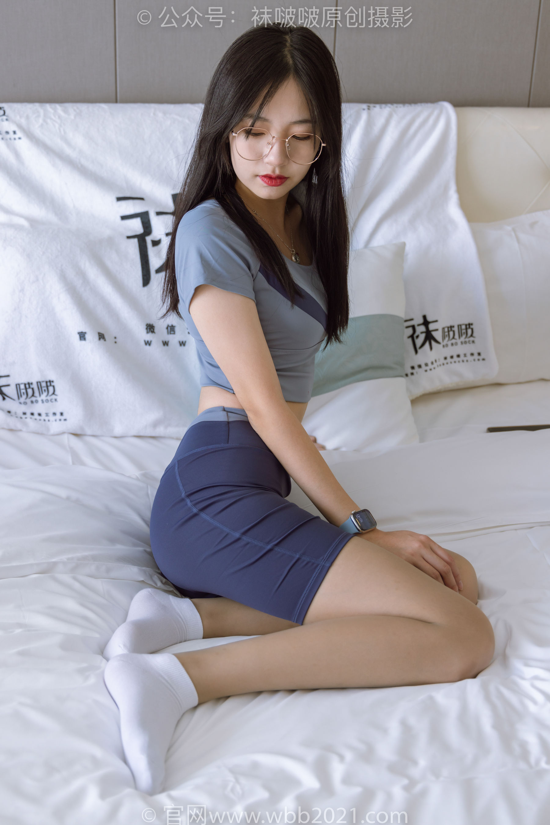 BoBoSocks袜啵啵 No.269 小甜豆 -运动鞋、白棉袜、灰丝、瑜伽裤裤里丝