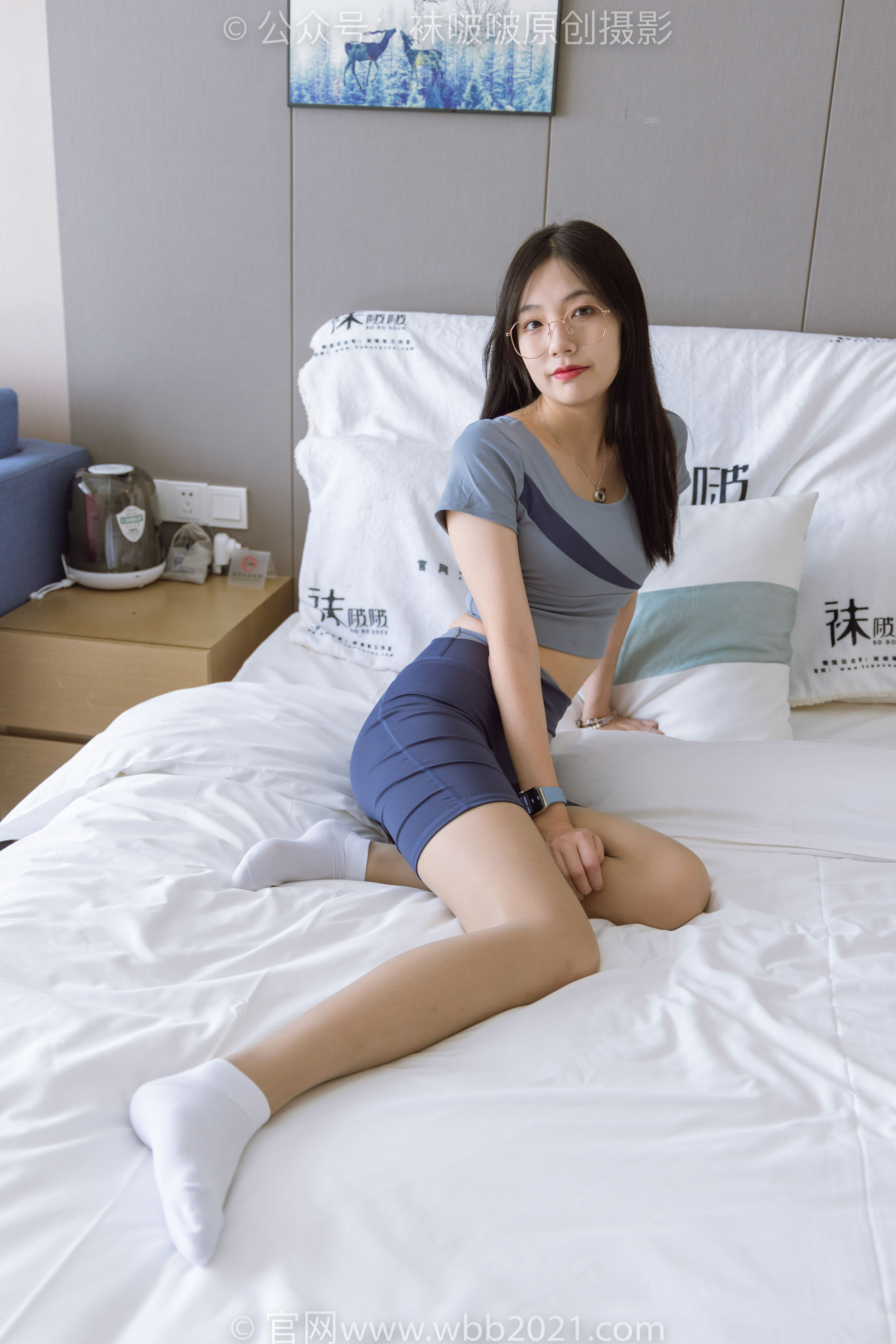 BoBoSocks袜啵啵 No.269 小甜豆 -运动鞋、白棉袜、灰丝、瑜伽裤裤里丝