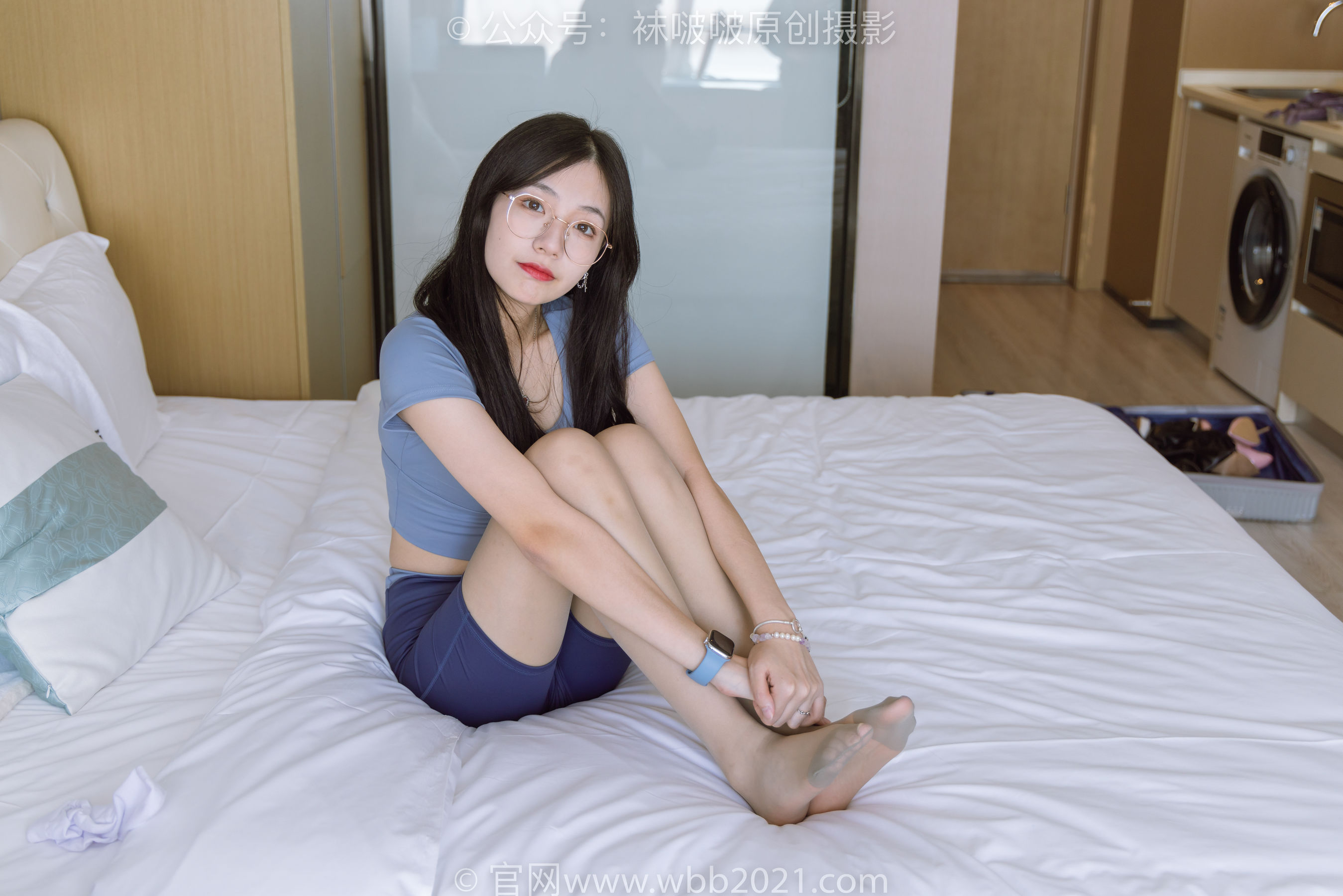 BoBoSocks袜啵啵 No.269 小甜豆 -运动鞋、白棉袜、灰丝、瑜伽裤裤里丝