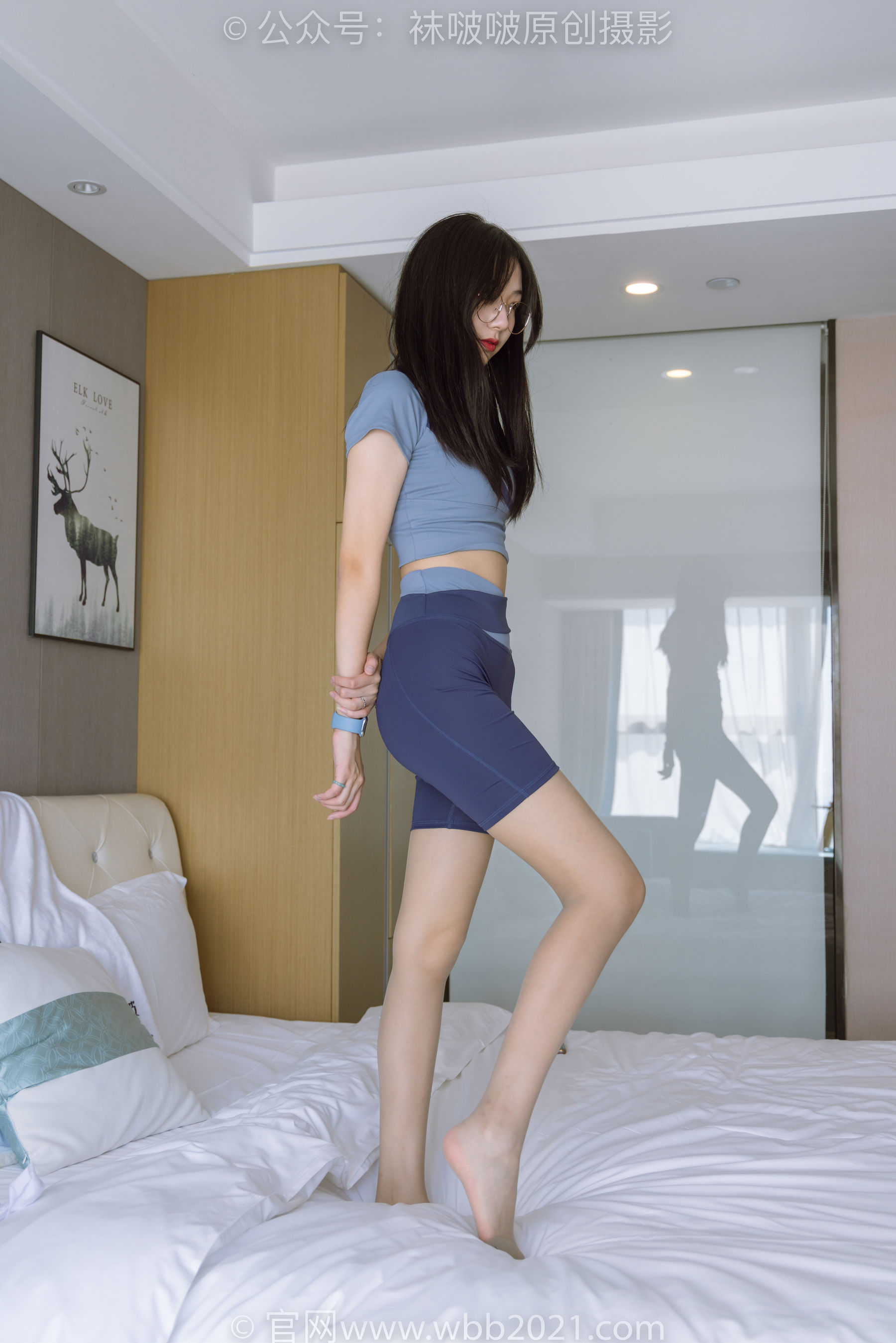 BoBoSocks袜啵啵 No.269 小甜豆 -运动鞋、白棉袜、灰丝、瑜伽裤裤里丝