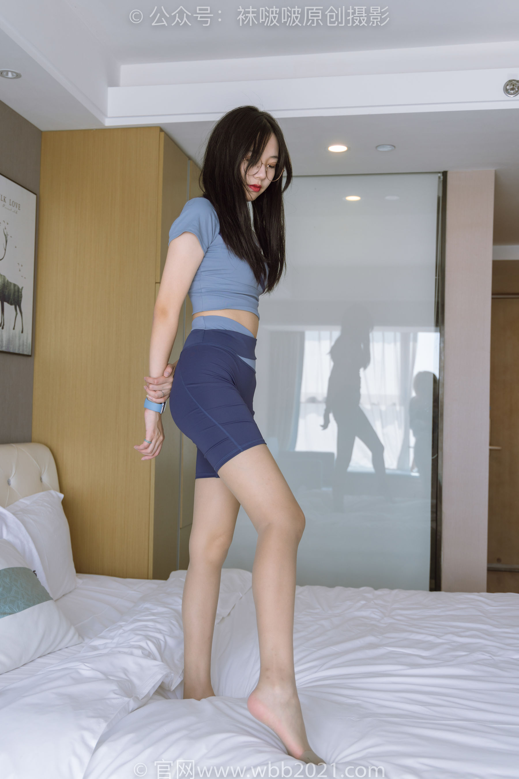 BoBoSocks袜啵啵 No.269 小甜豆 -运动鞋、白棉袜、灰丝、瑜伽裤裤里丝