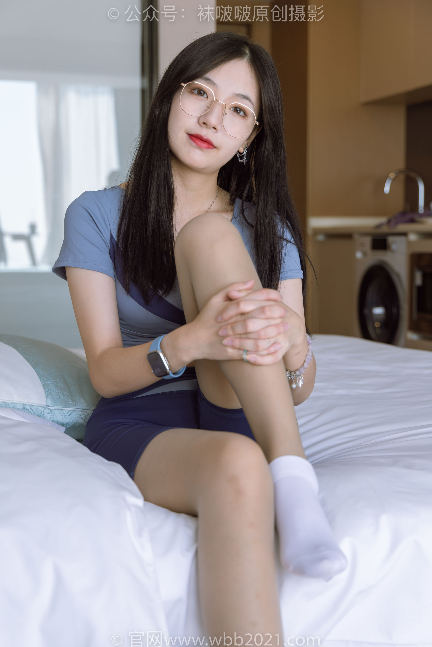BoBoSocks袜啵啵 No.269 小甜豆 -运动鞋、白棉袜、灰丝、瑜伽裤裤里丝