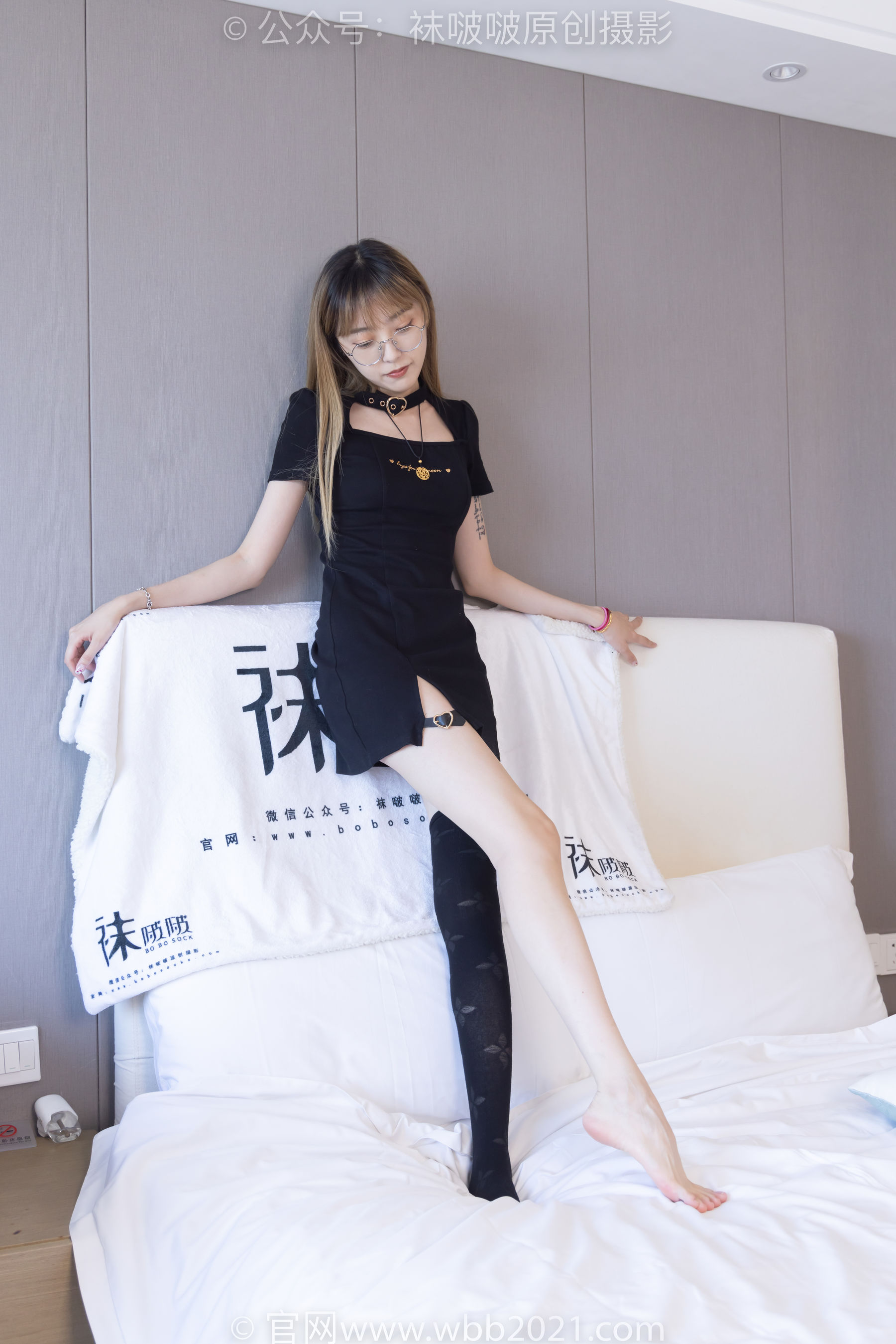 BoBoSocks袜啵啵 No.270 稚予 -高跟鞋、皮鞋、厚黑丝、黑色大腿棉袜
